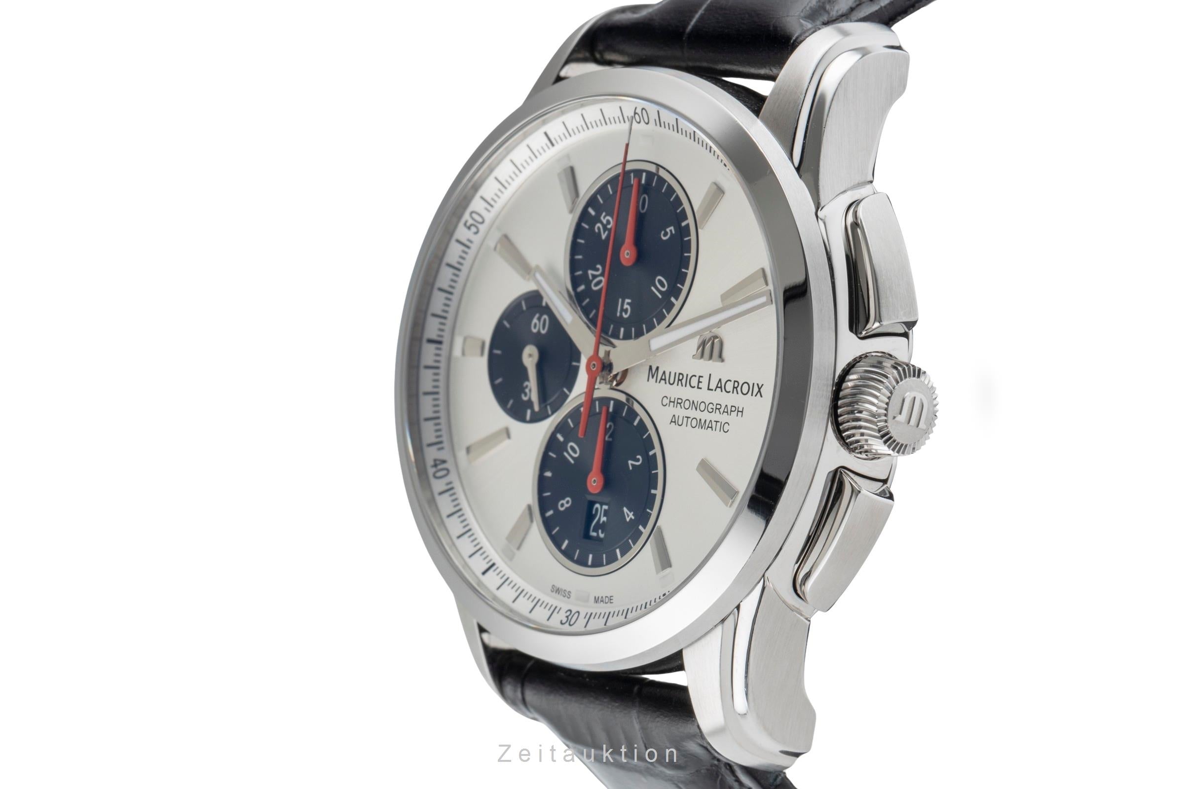 Maurice Lacroix Pontos cronografo acciaio automatismo orologio da uomo PT6388-SS001-13/1  [2504439]