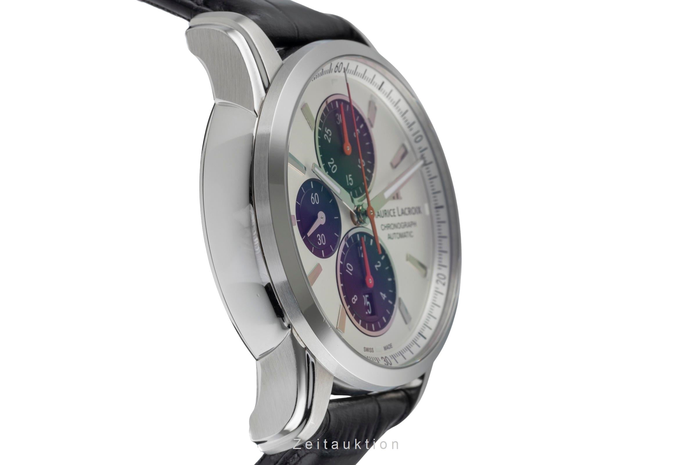 Maurice Lacroix Pontos cronografo acciaio automatismo orologio da uomo PT6388-SS001-13/1  [2504439]