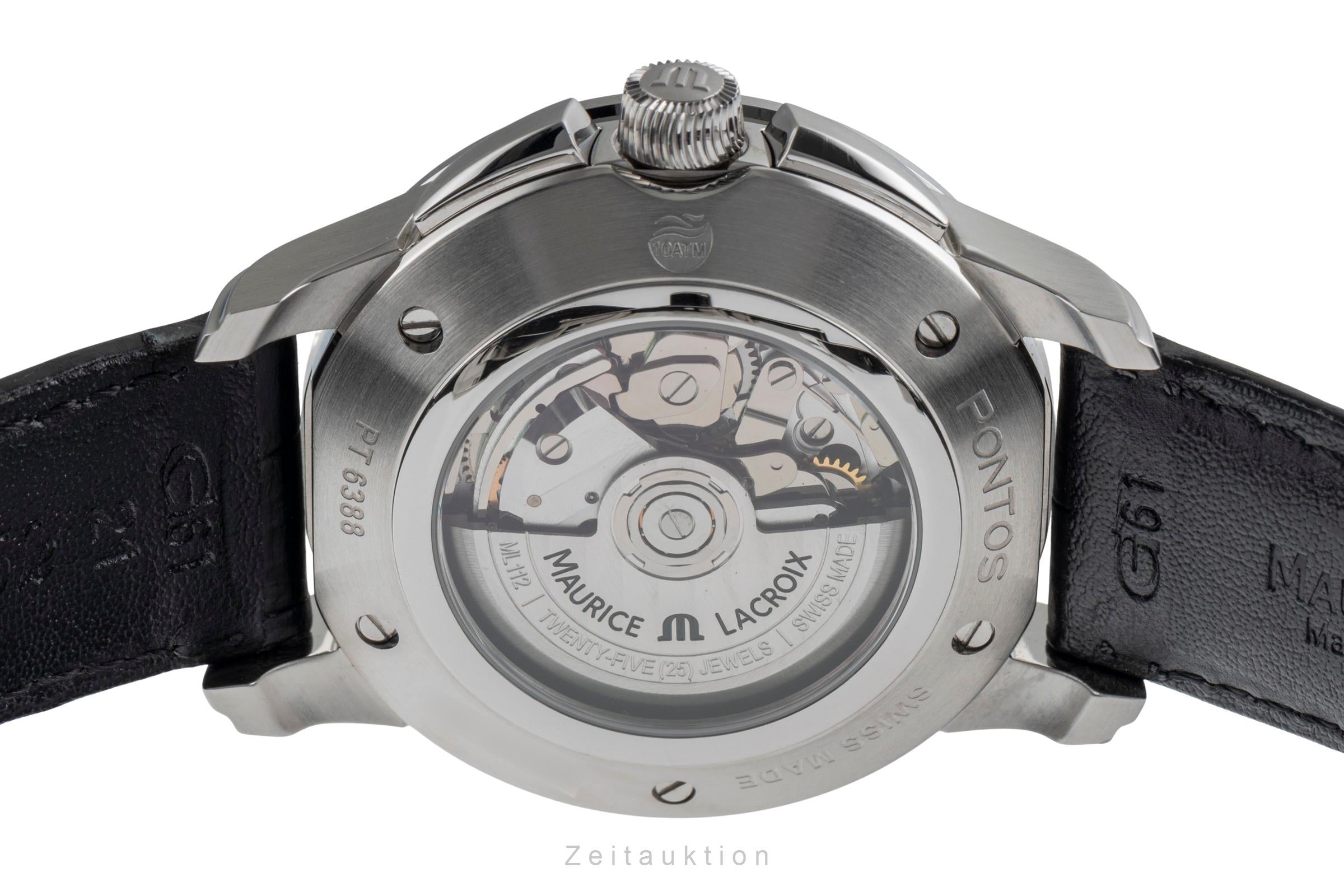 Maurice Lacroix Pontos cronografo acciaio automatismo orologio da uomo PT6388-SS001-13/1  [2504439]