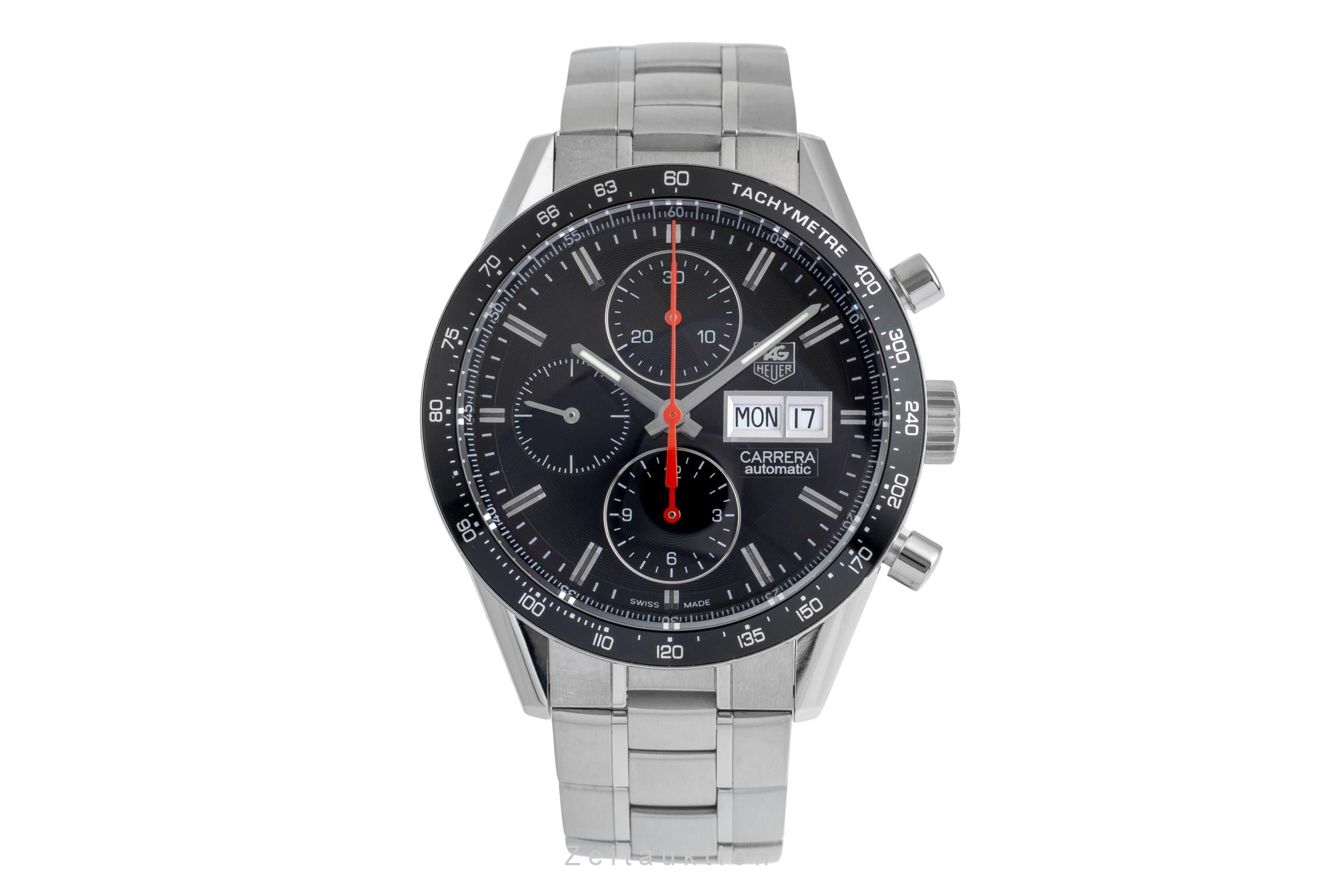 Tag Heuer Carrera cronógrafo acero automático reloj para caballeros CV201AH.BA0725  [2504441]