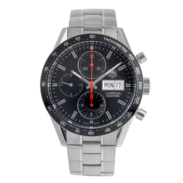 Tag Heuer Carrera cronógrafo acero automático reloj para caballeros CV201AH.BA0725  [2504441]