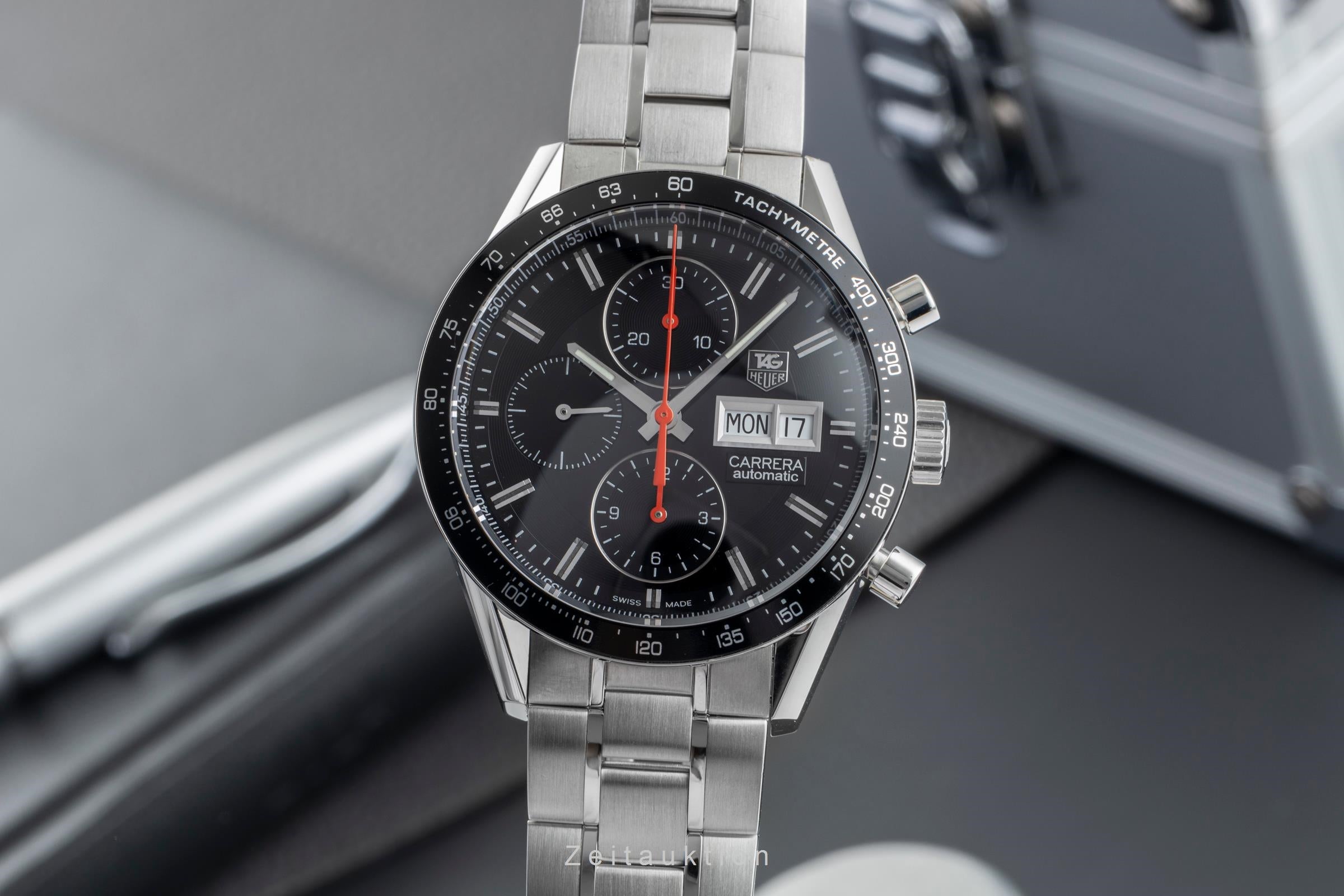 Tag Heuer Carrera cronógrafo acero automático reloj para caballeros CV201AH.BA0725  [2504441]