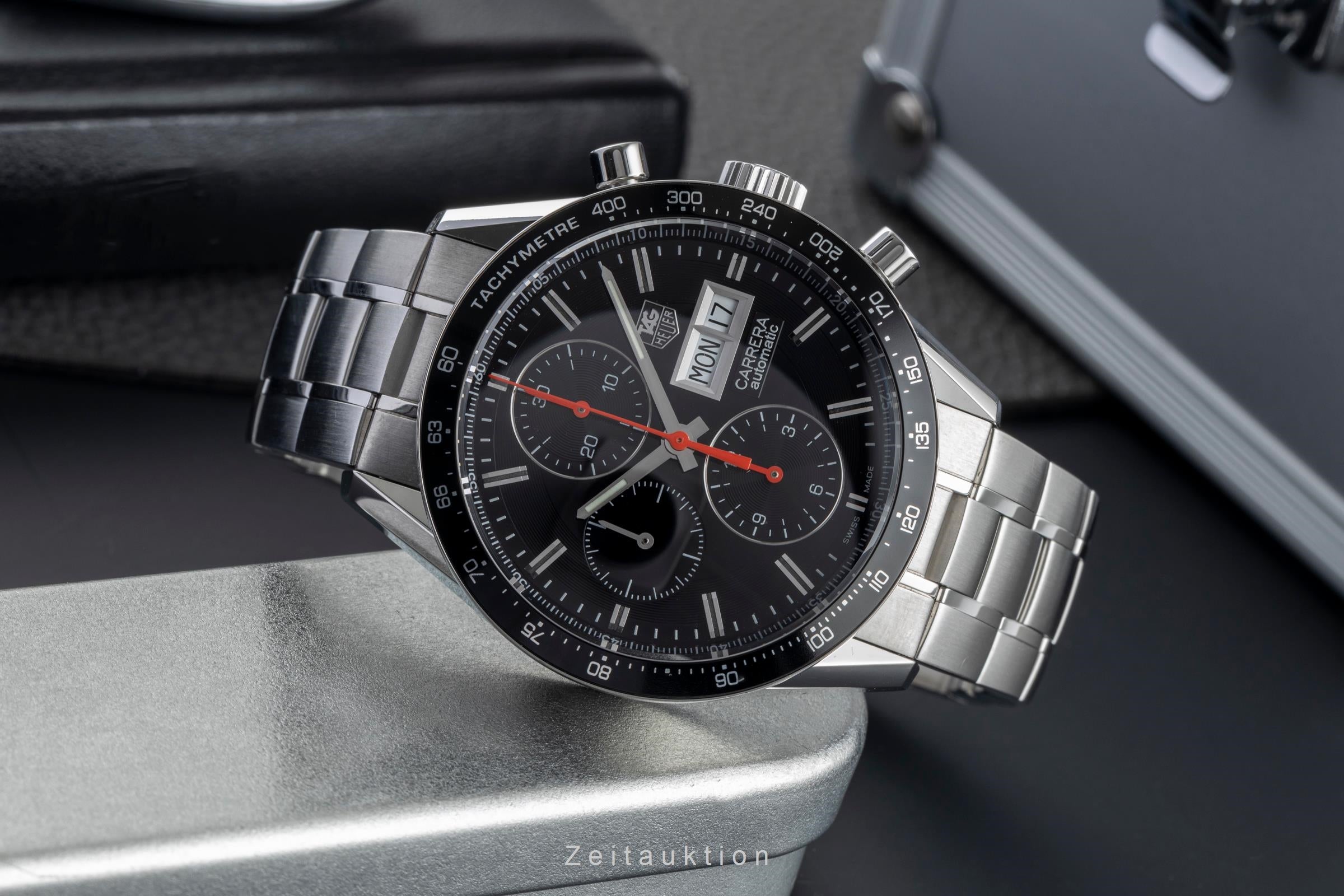 Tag Heuer Carrera cronógrafo acero automático reloj para caballeros CV201AH.BA0725  [2504441]