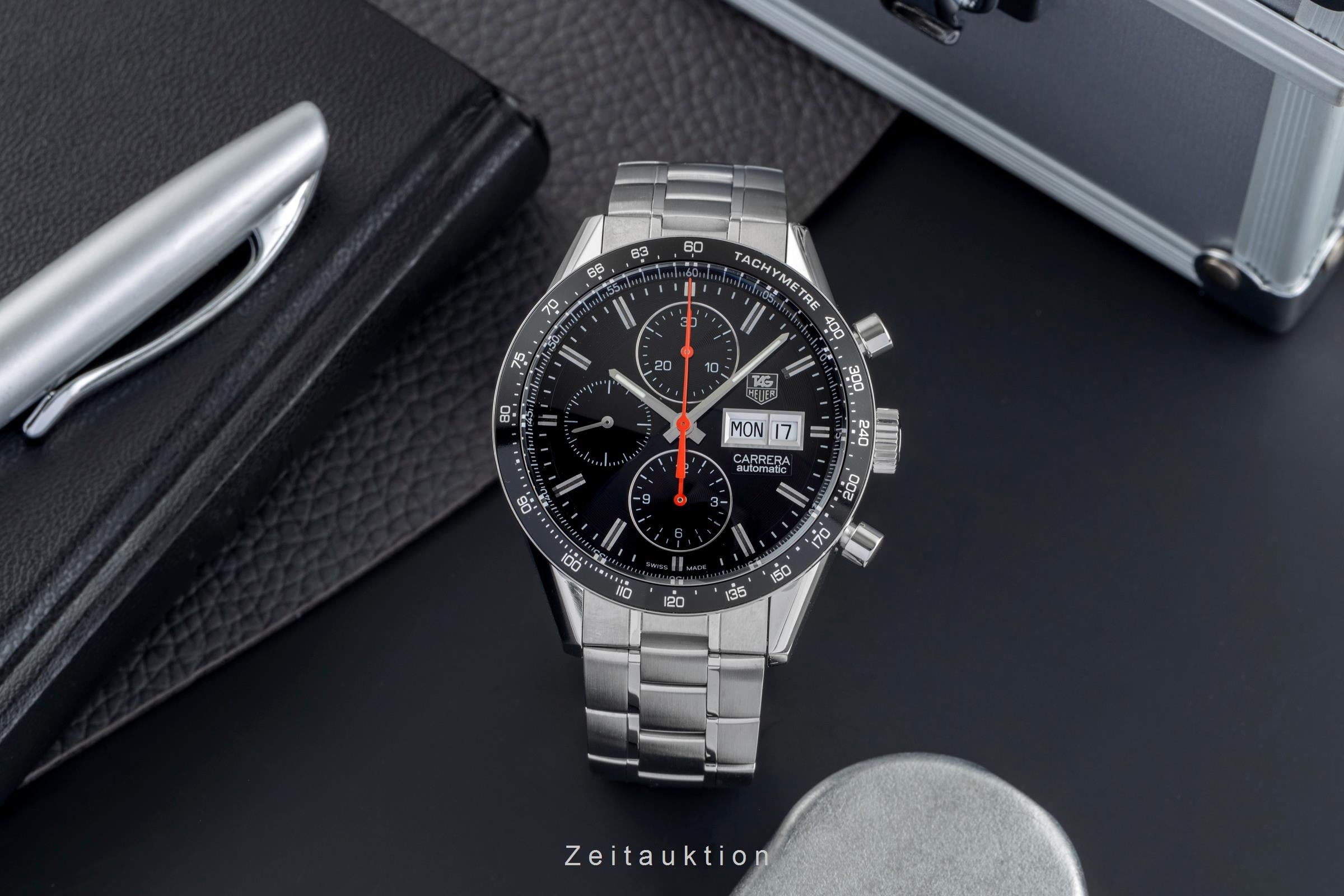 Tag Heuer Carrera cronógrafo acero automático reloj para caballeros CV201AH.BA0725  [2504441]