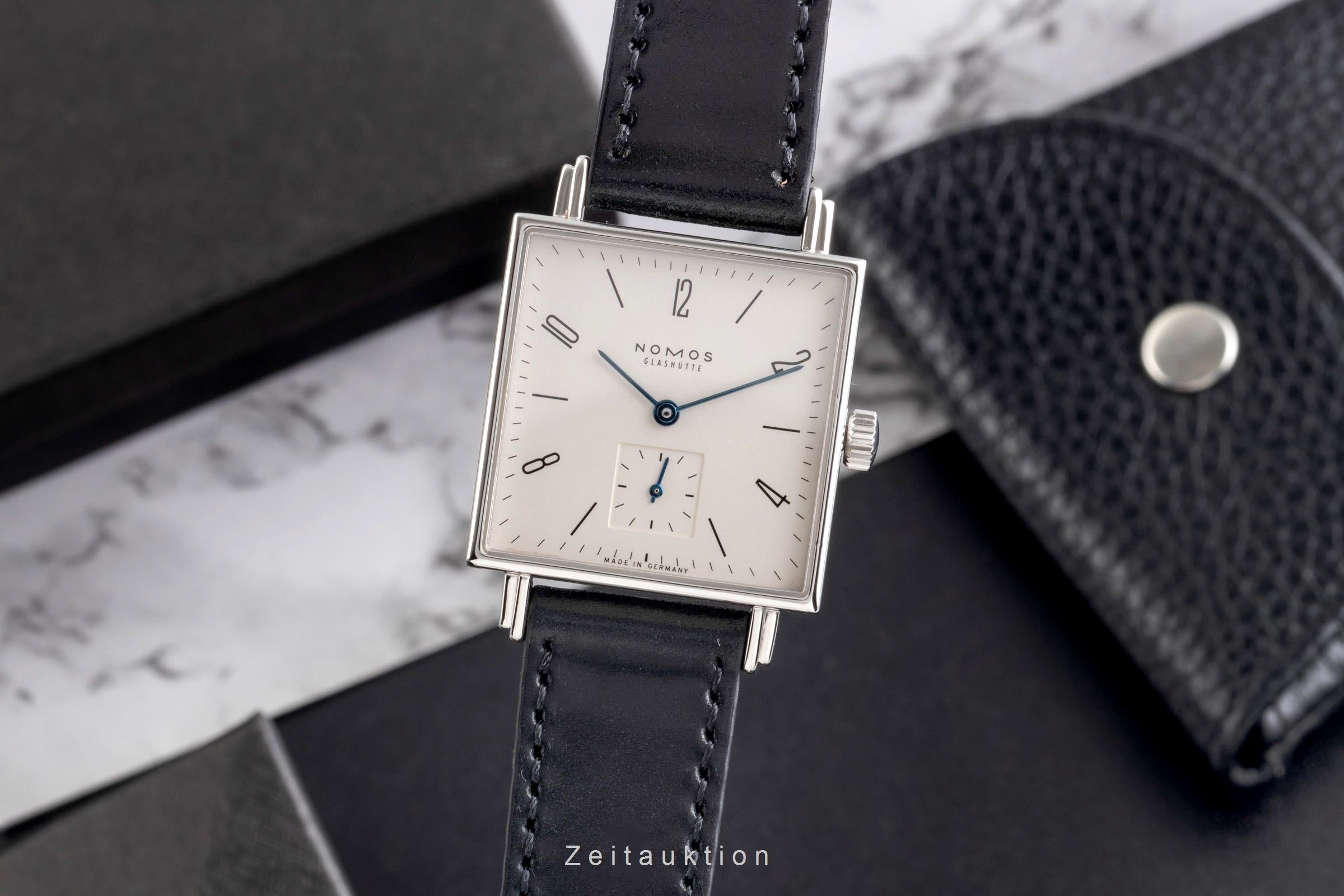 Nomos Tetra steel manual winding Alpha 408 2504443