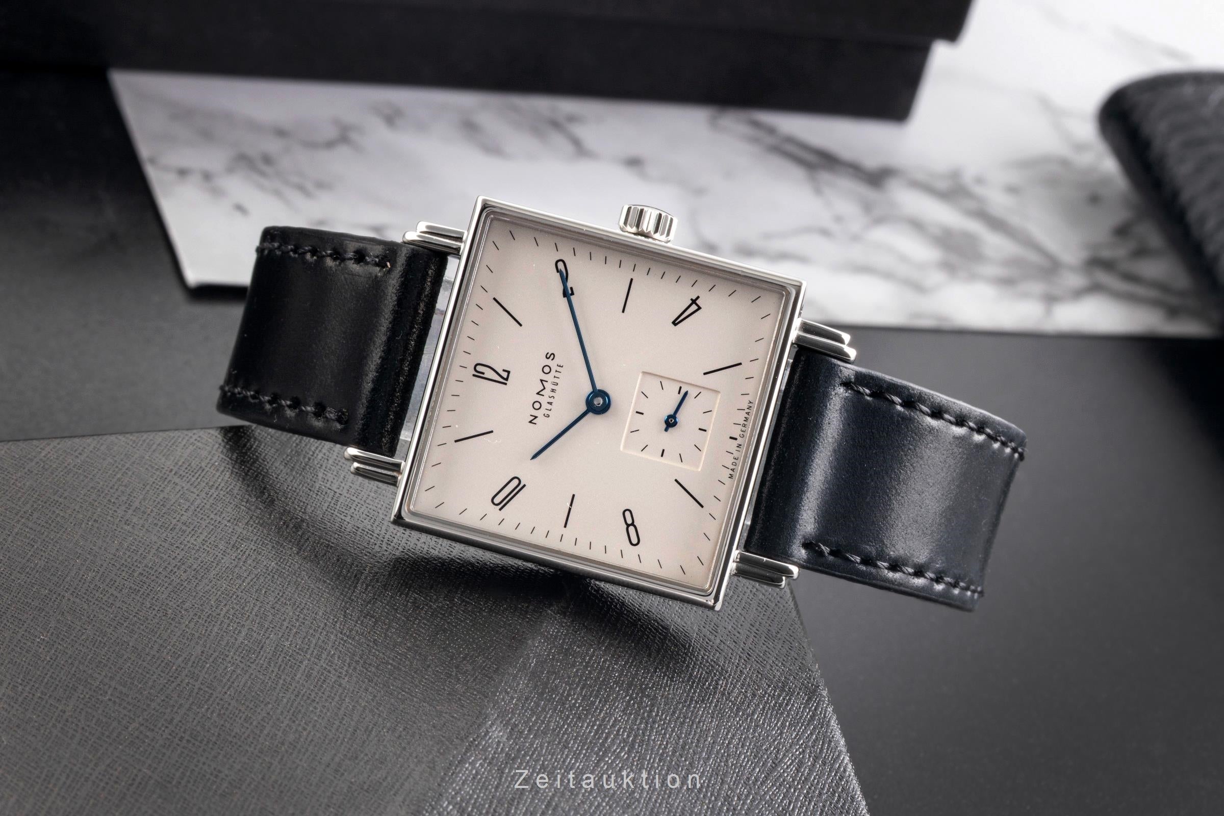 Nomos Tetra acier à remontage manuel montre pour hommes 408  [2504443]