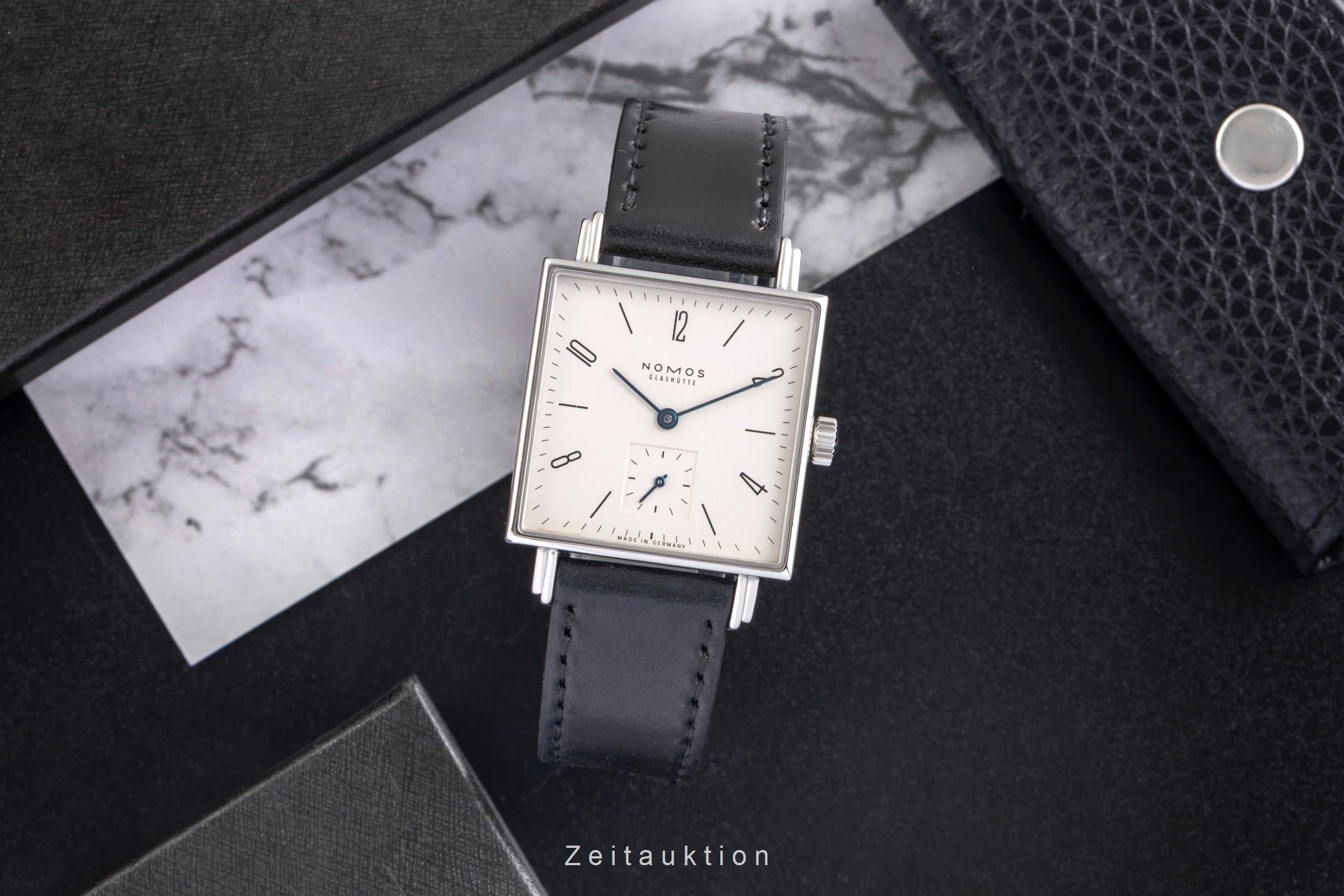 Nomos Tetra acier à remontage manuel montre pour hommes 408  [2504443]