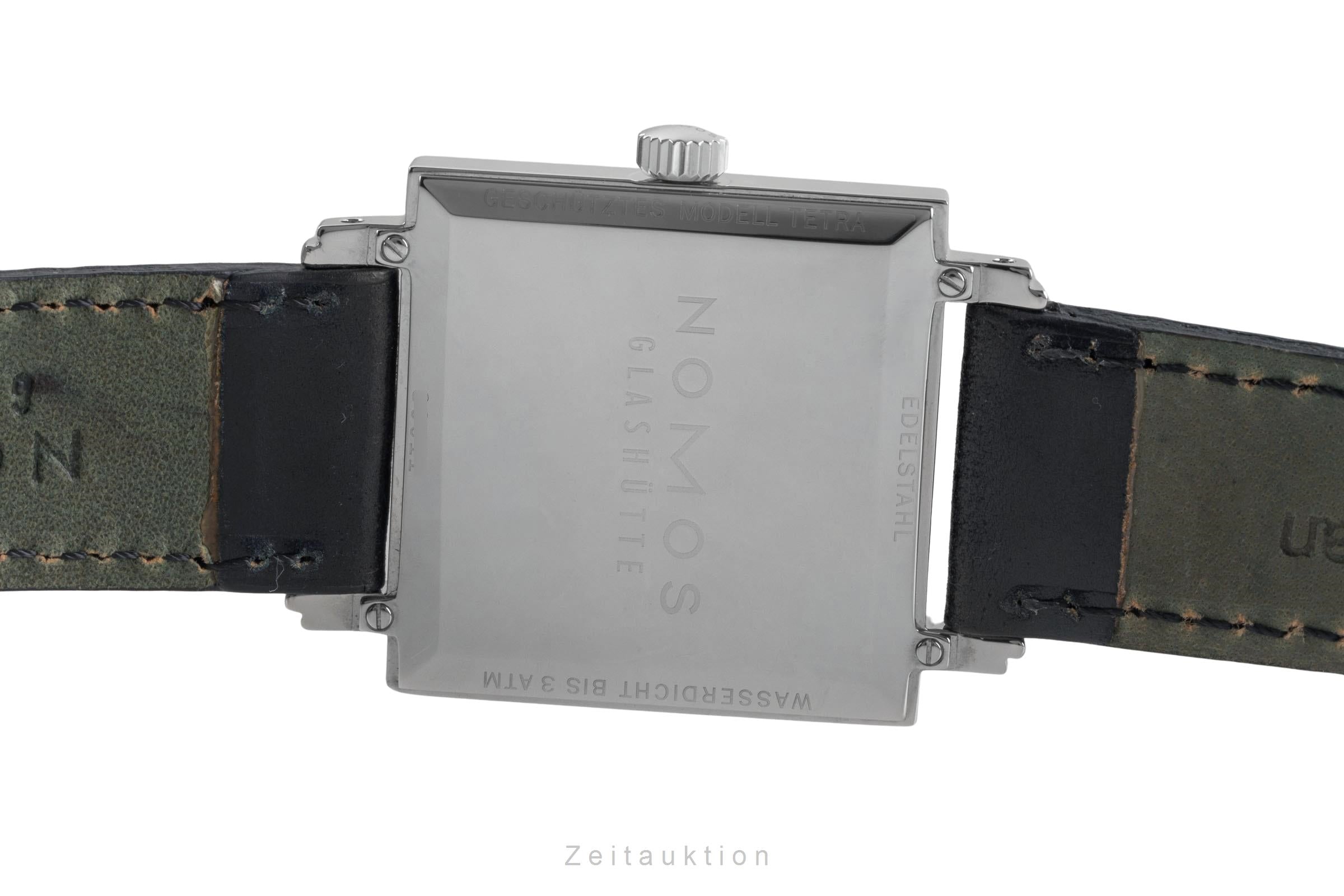 Nomos Tetra acier à remontage manuel montre pour hommes 408  [2504443]