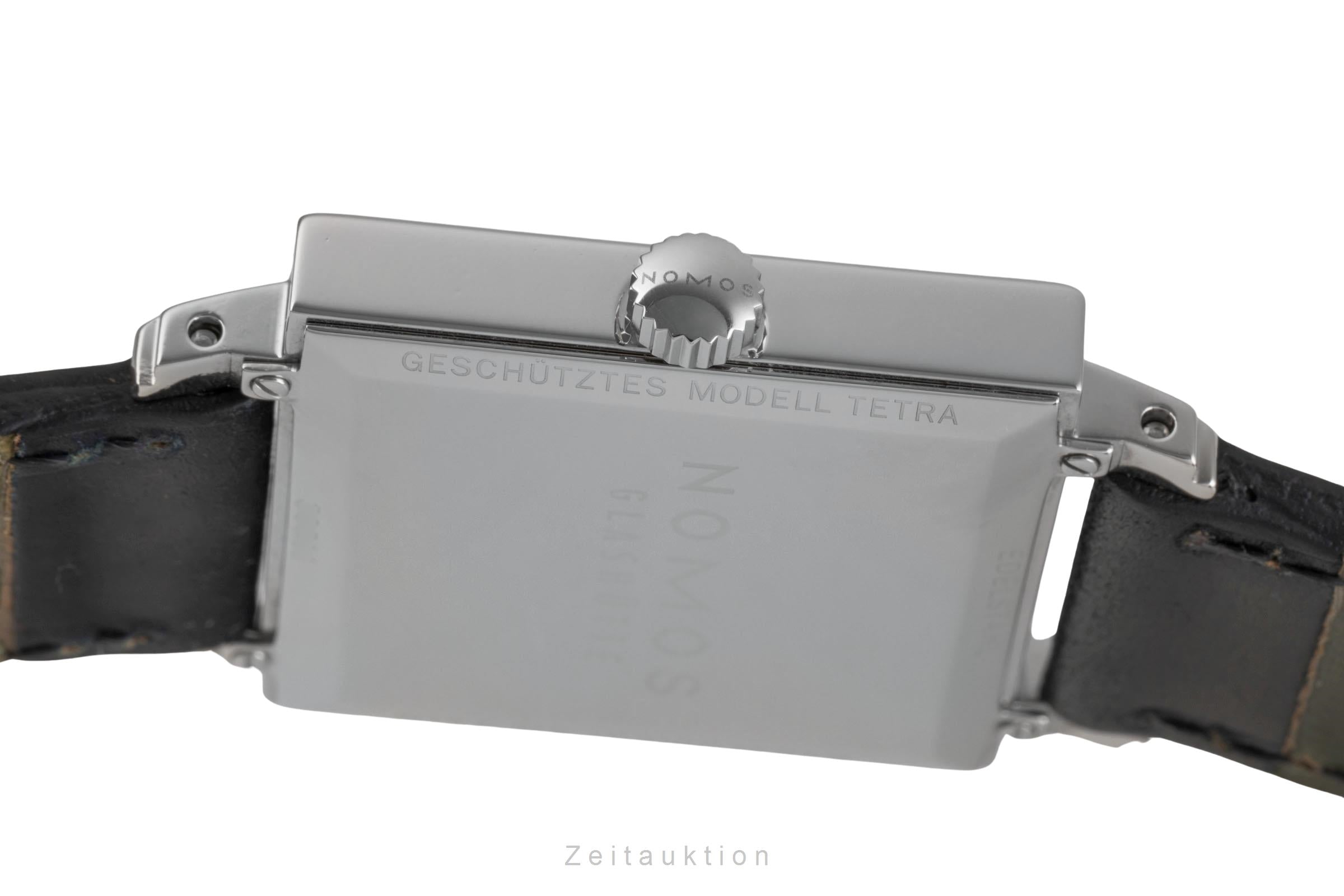 Nomos Tetra acier à remontage manuel montre pour hommes 408  [2504443]