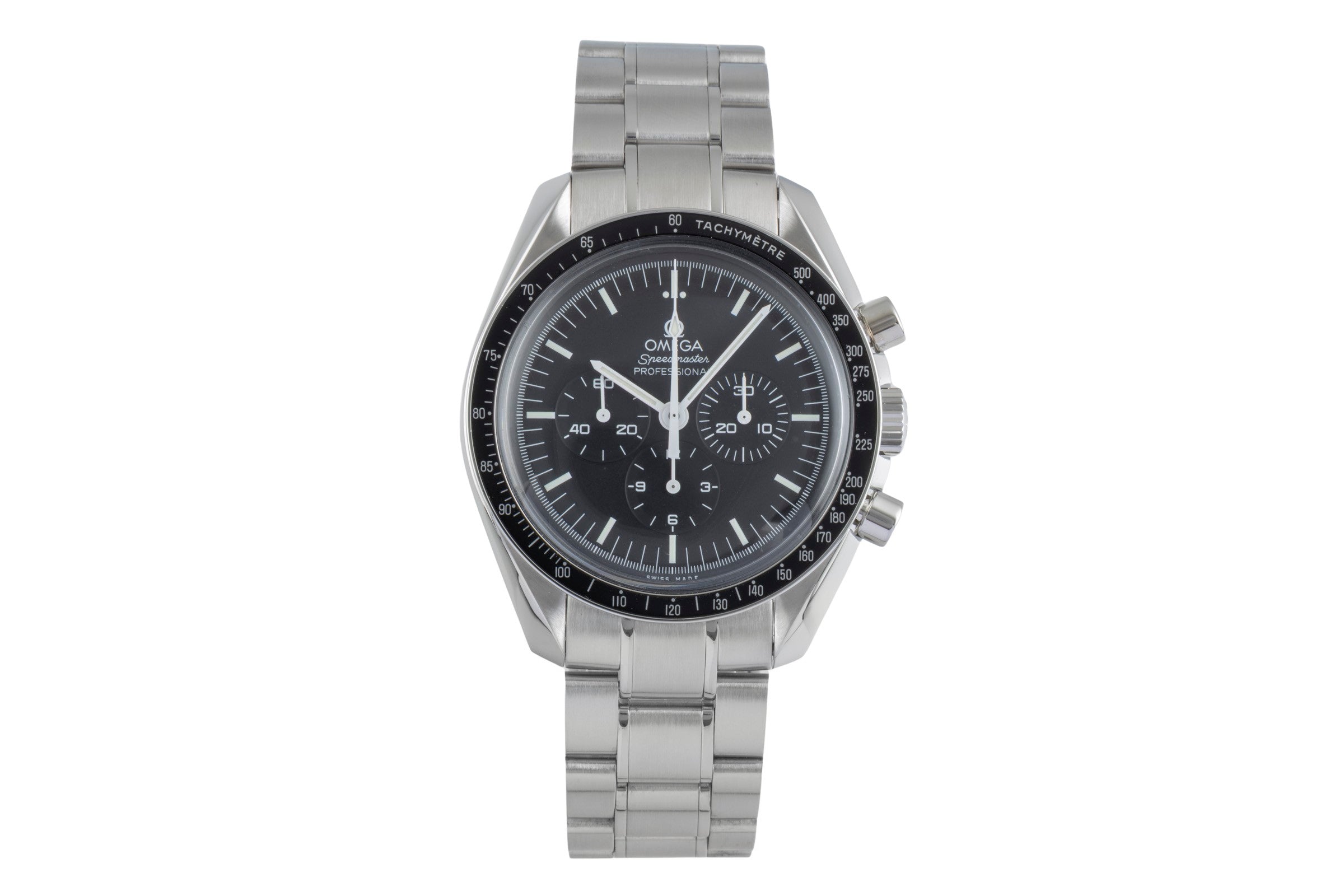 Omega Speedmaster Moonwatch chronographe acier à remontage manuel montre pour hommes 311.30.42.30.01.005 LP: 7600EUR  [2504445]