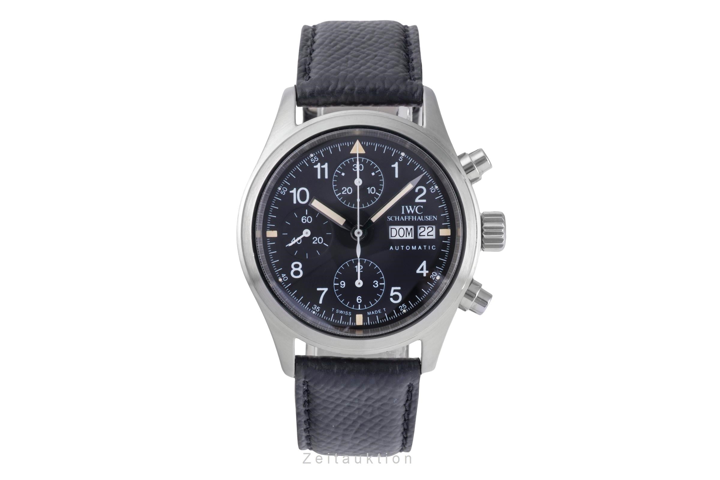 IWC Fliegerchronograph acier automatique montre pour hommes IW370602 LP: 8300EUR  [2504451]