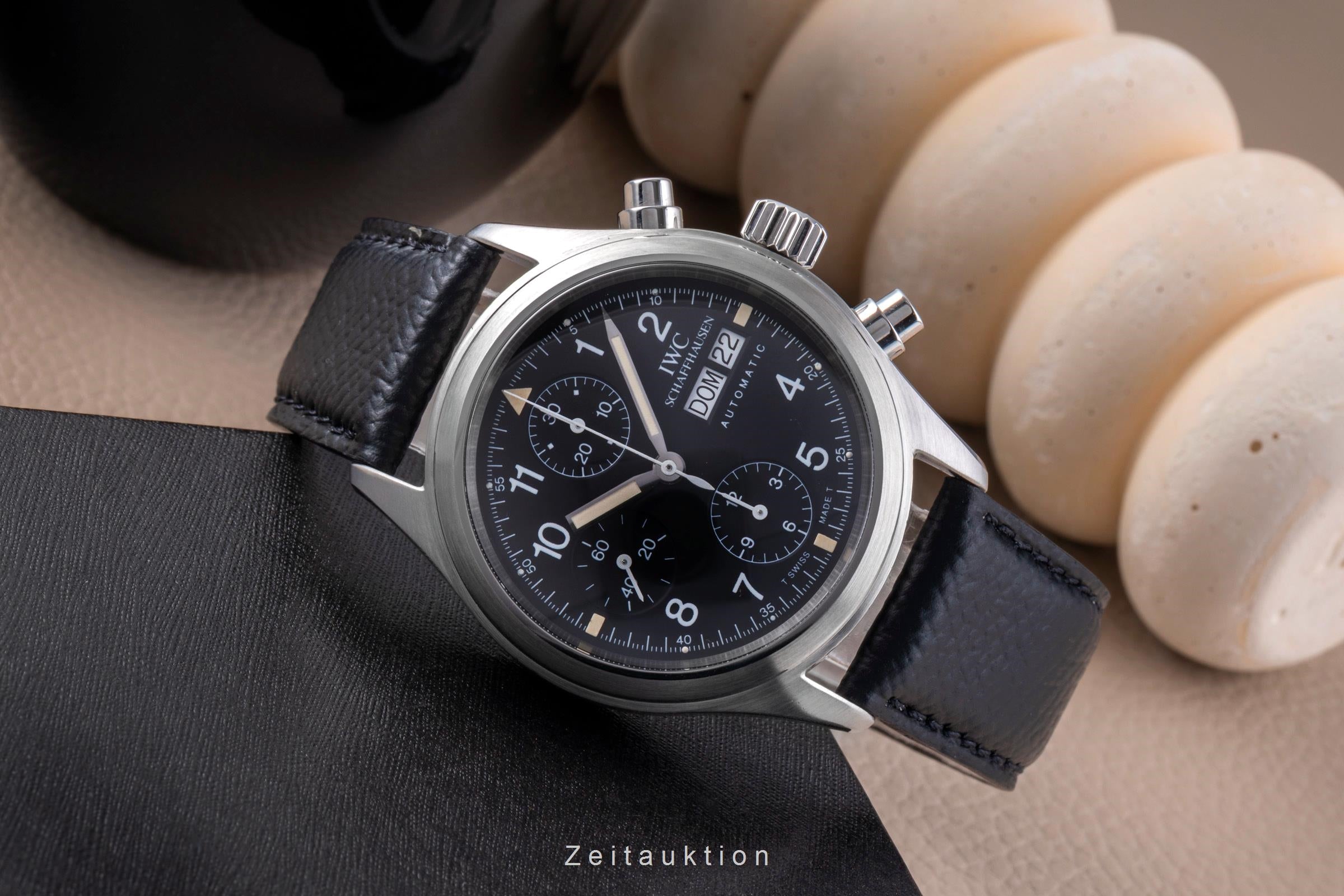 IWC Fliegerchronograph acier automatique montre pour hommes IW370602 LP: 8300EUR  [2504451]