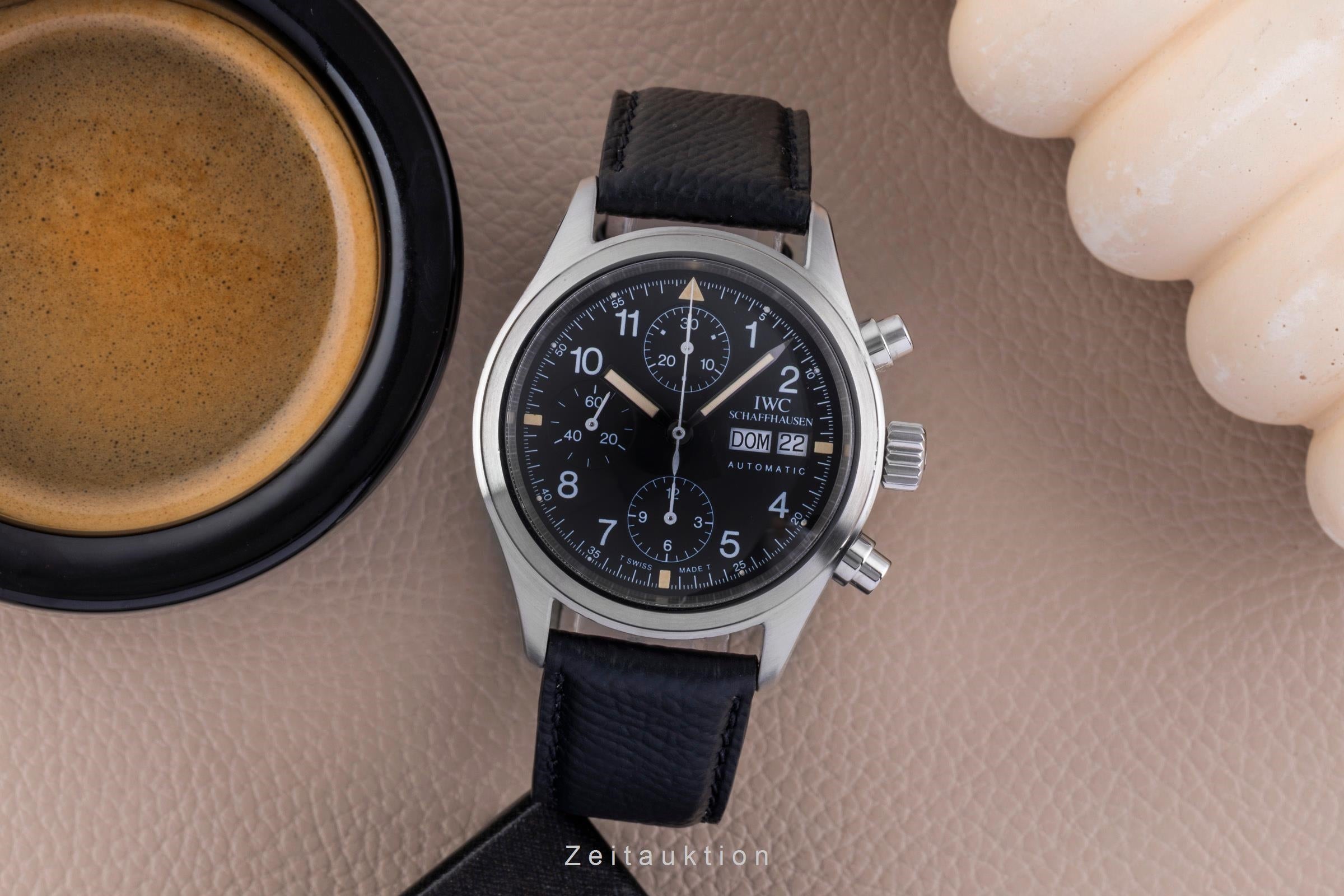 IWC Fliegerchronograph acier automatique montre pour hommes IW370602 LP: 8300EUR  [2504451]