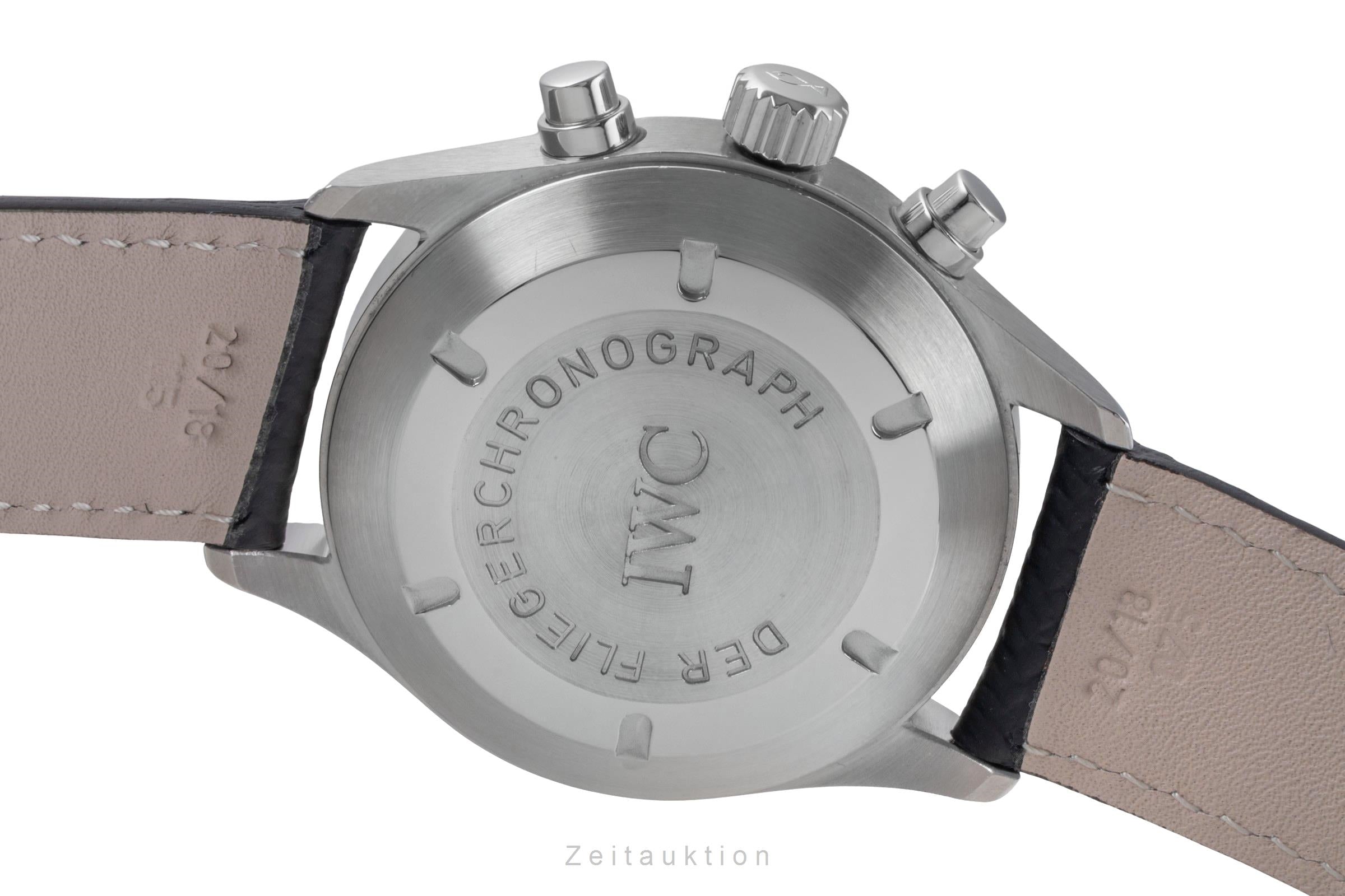 IWC Fliegerchronograph acier automatique montre pour hommes IW370602 LP: 8300EUR  [2504451]