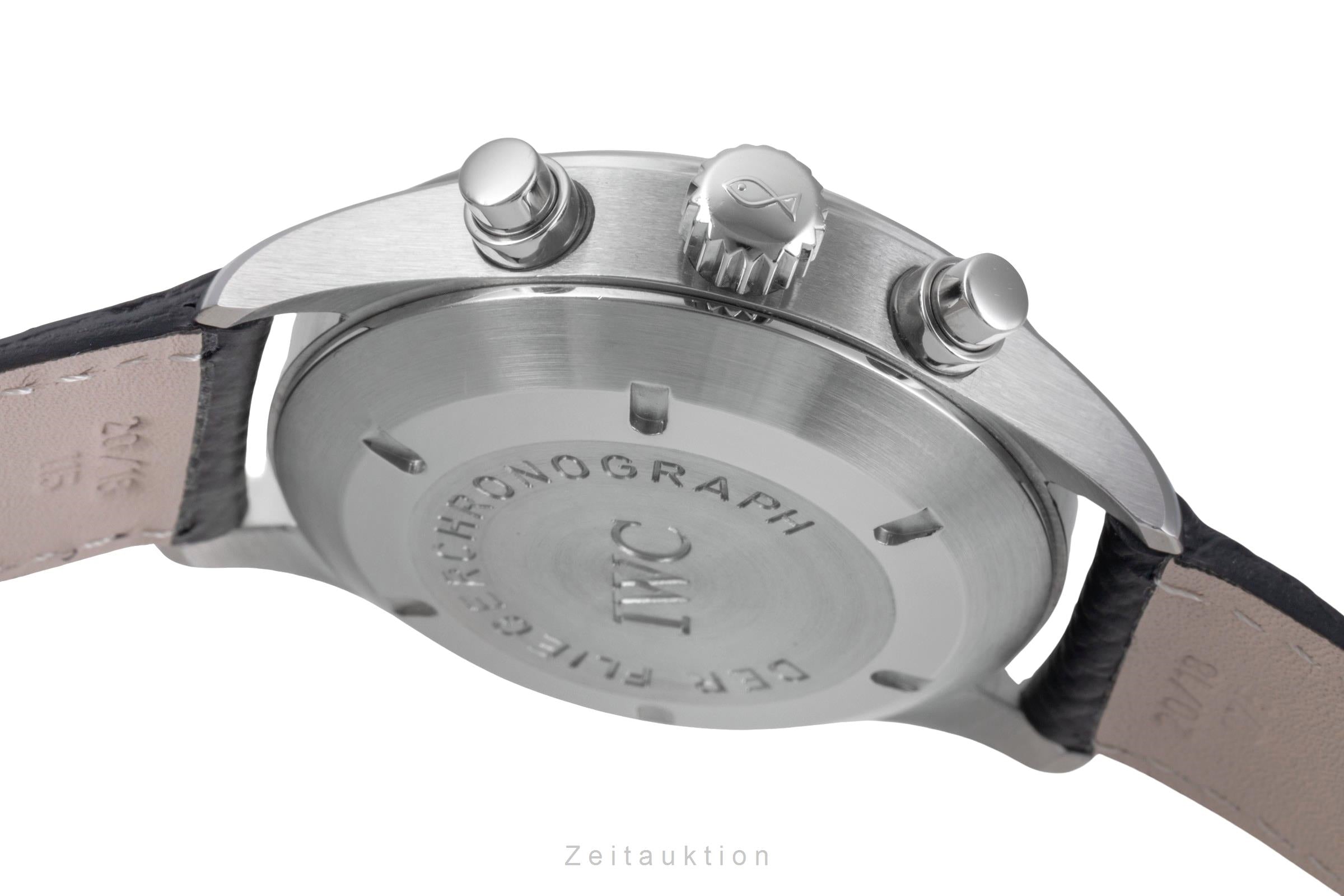 IWC Fliegerchronograph acier automatique montre pour hommes IW370602 LP: 8300EUR  [2504451]