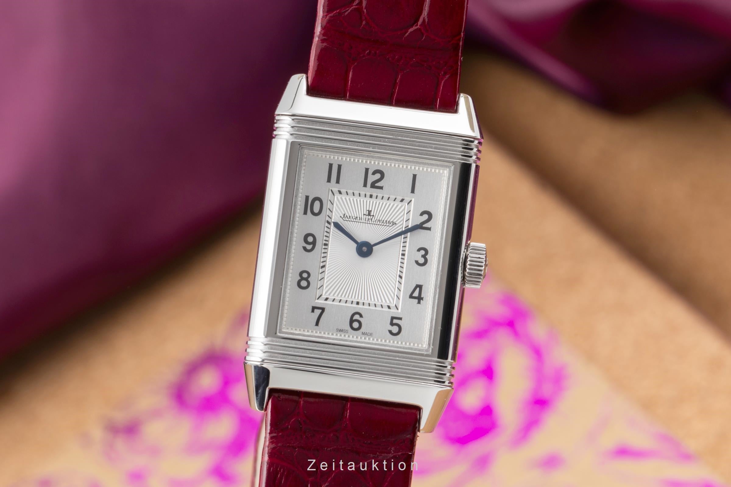 Jaeger LeCoultre Reverso acier quartz montre pour femmes Q2618430  [2504452]