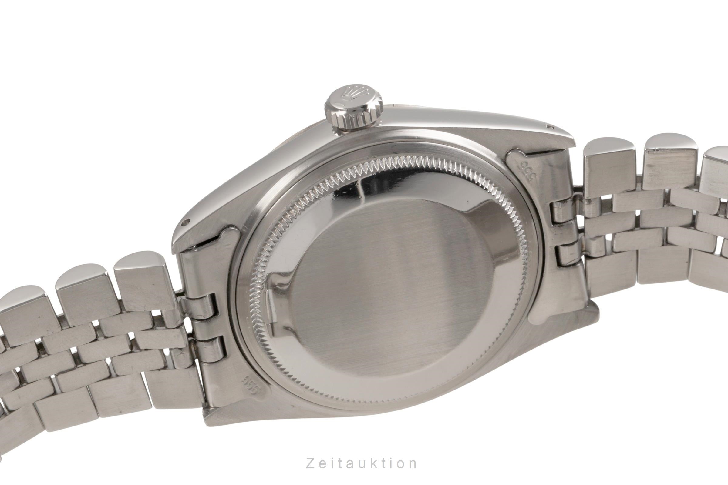 Rolex Datejust acier / or blanc automatique montre pour hommes 16014  [2504454]
