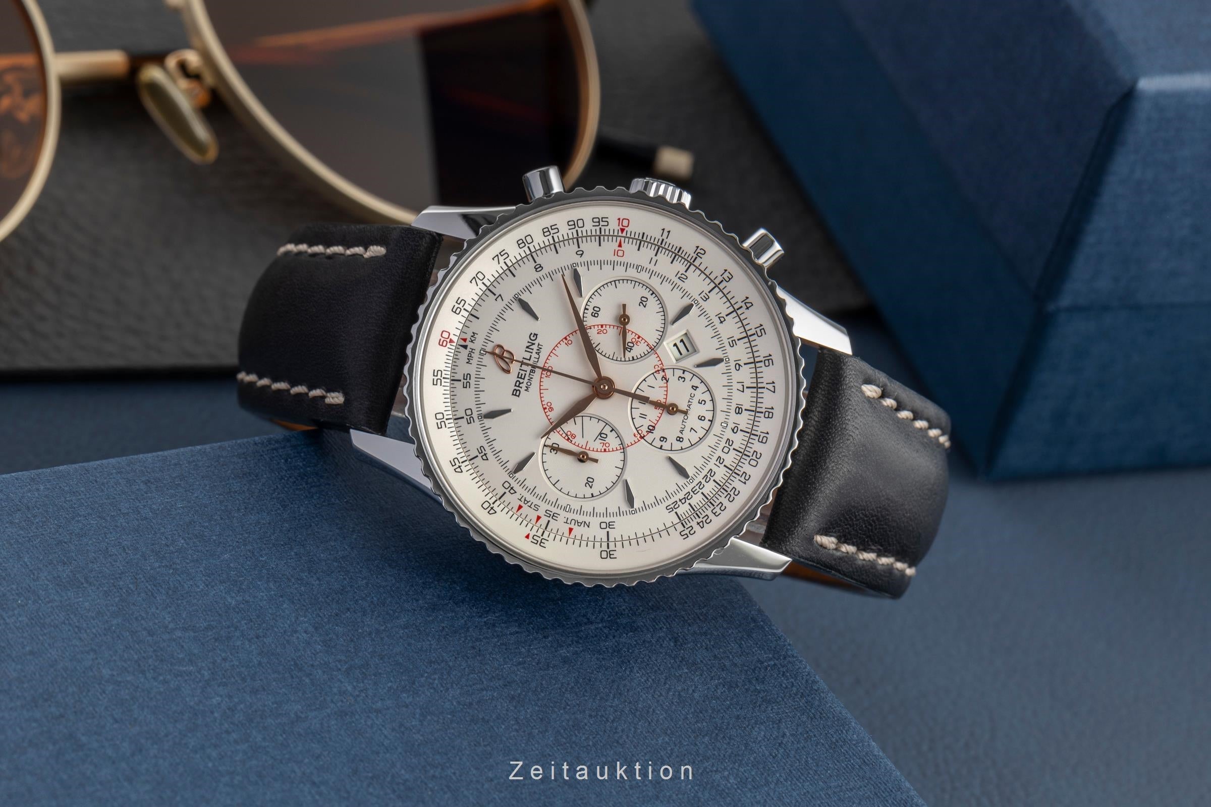 Breitling Montbrillant Chronograph Stahl Automatik Herrenuhr Ref. A41370  [2504455]