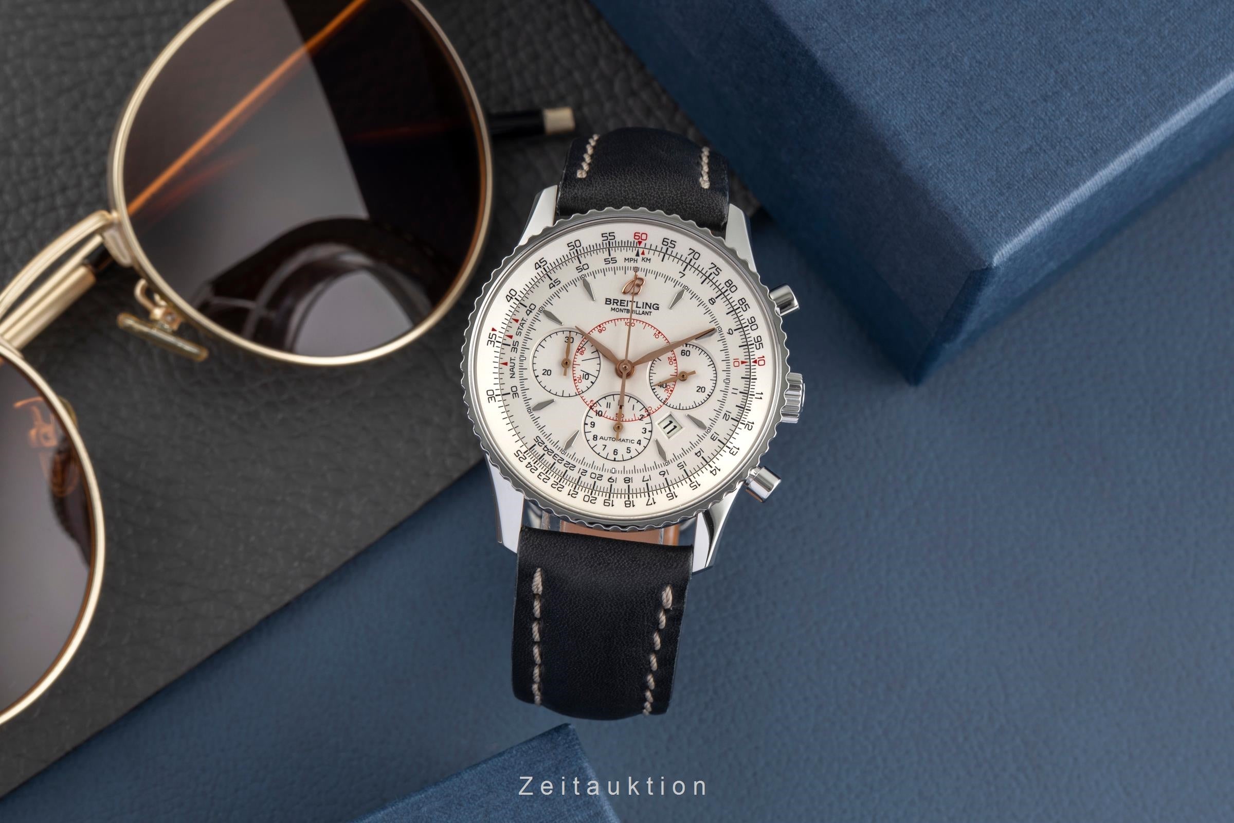 Breitling Montbrillant Chronograph Stahl Automatik Herrenuhr Ref. A41370  [2504455]