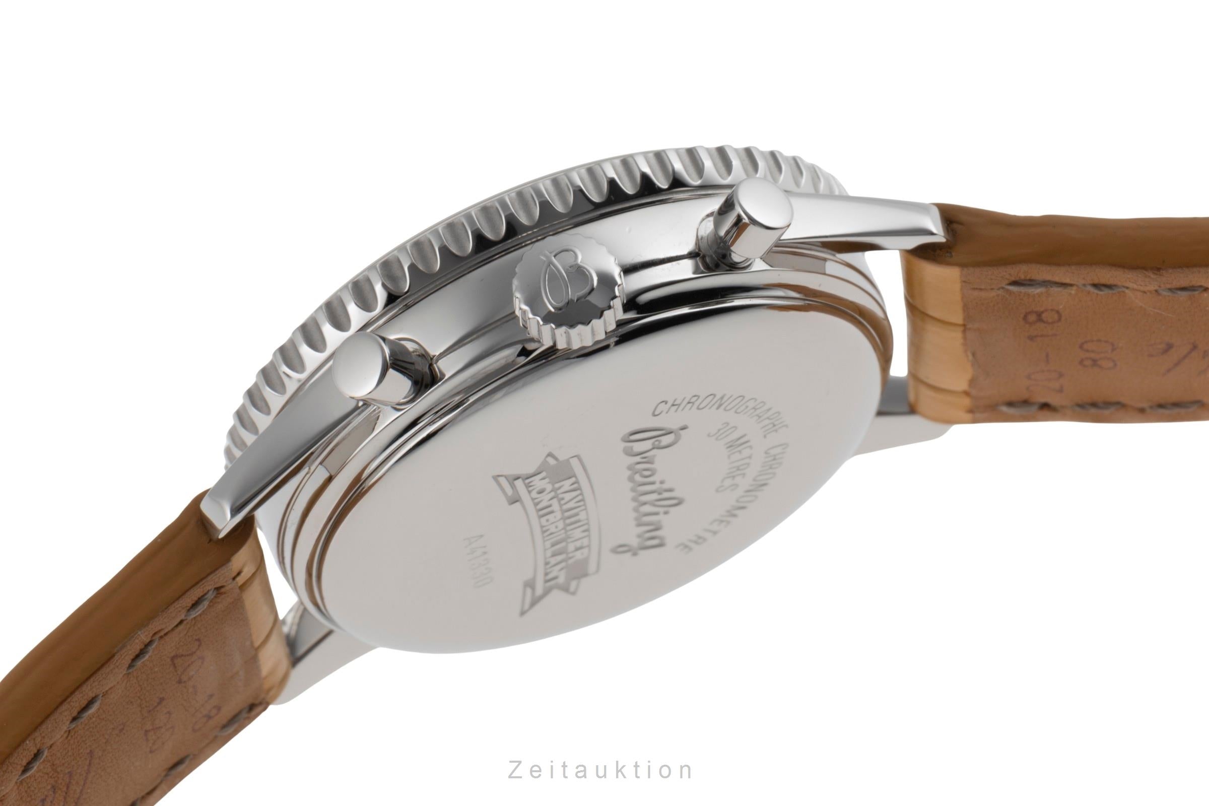 Breitling Montbrillant chronograph steel automatic men's watch A41330  [2504457]