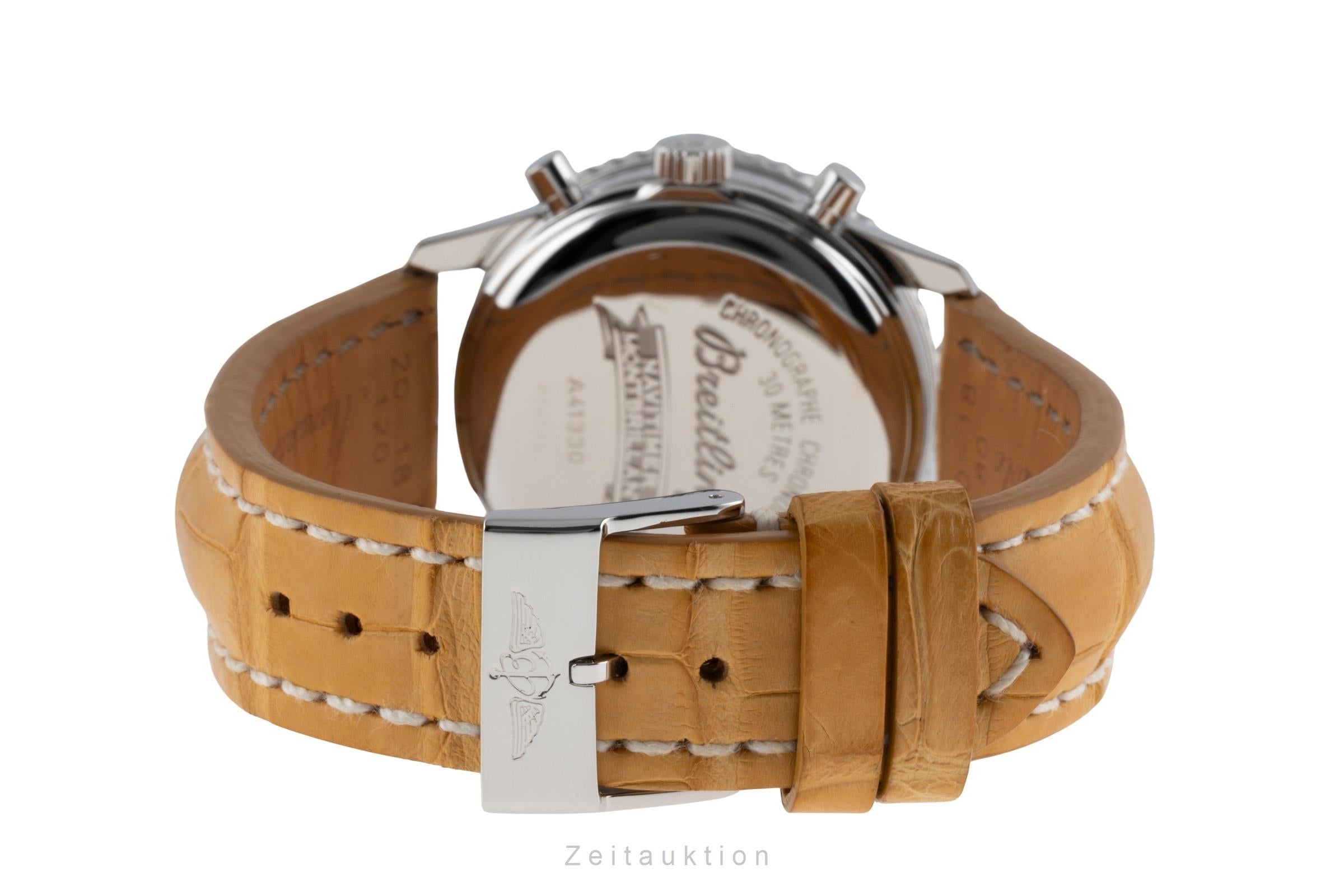 Breitling Montbrillant chronograph steel automatic men's watch A41330  [2504457]