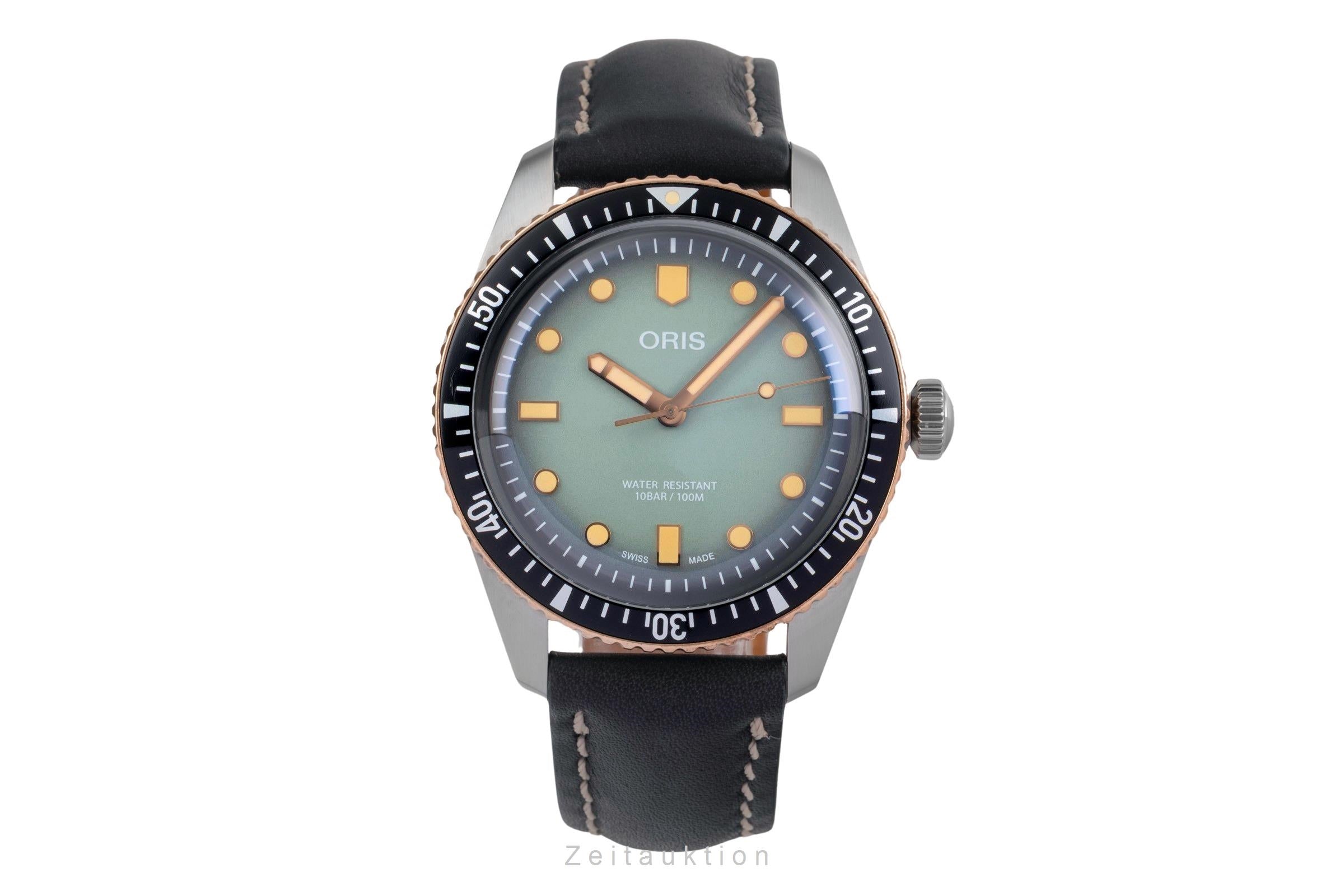 Oris X Momotaro Stahl / Bronze Automatik Herrenuhr Ref. 01 733 7707 4337 B&P [2504460]