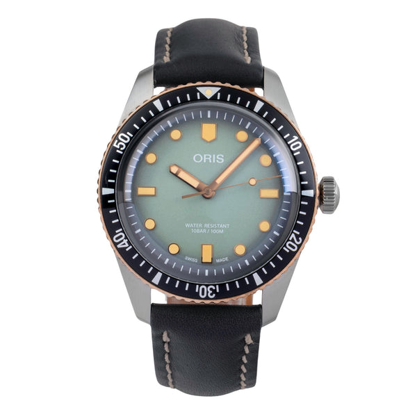Oris X Momotaro Stahl / Bronze Automatik Herrenuhr Ref. 01 733 7707 4337 B&P [2504460]