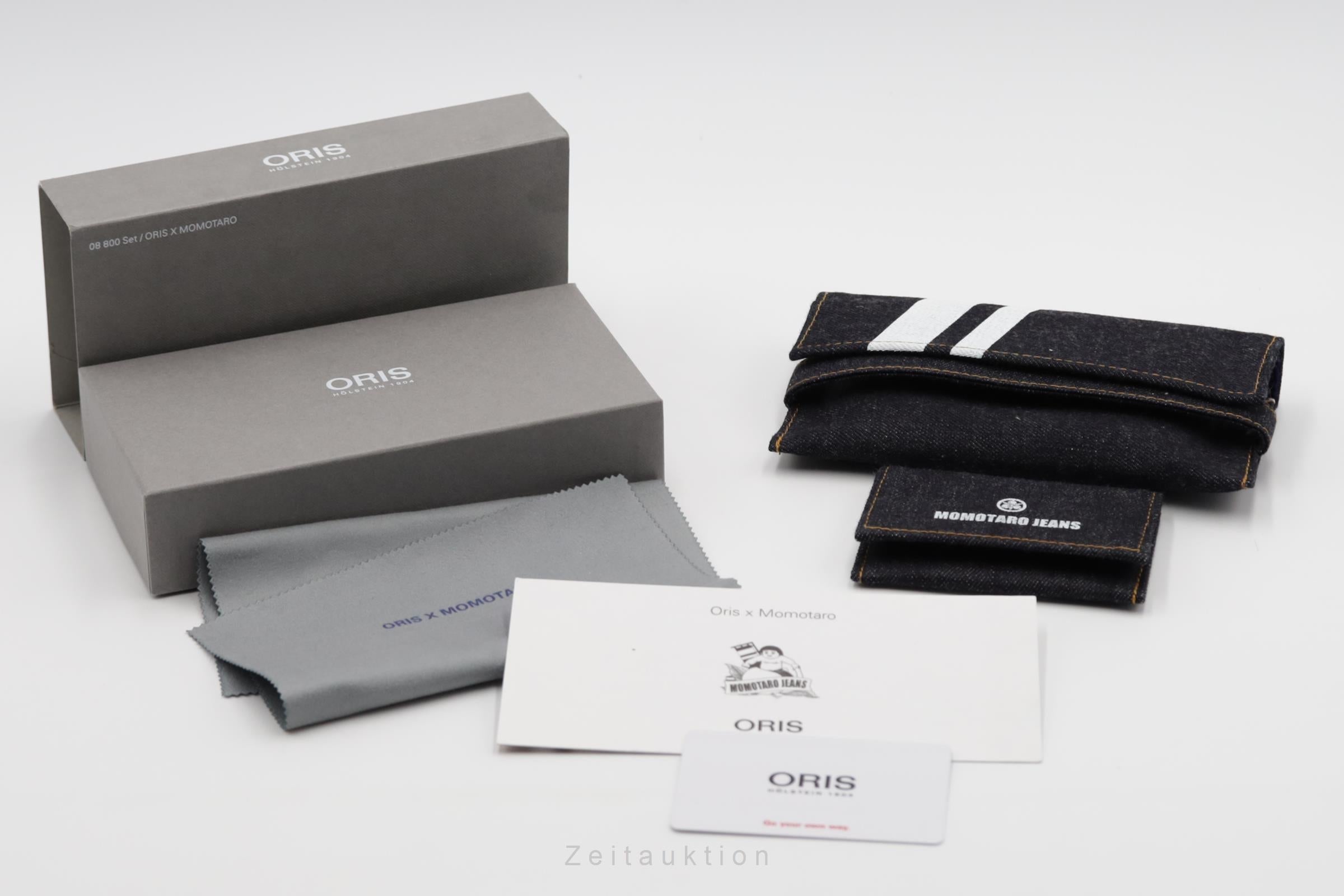 Oris X Momotaro Stahl / Bronze Automatik Herrenuhr Ref. 01 733 7707 4337 B&P [2504460]