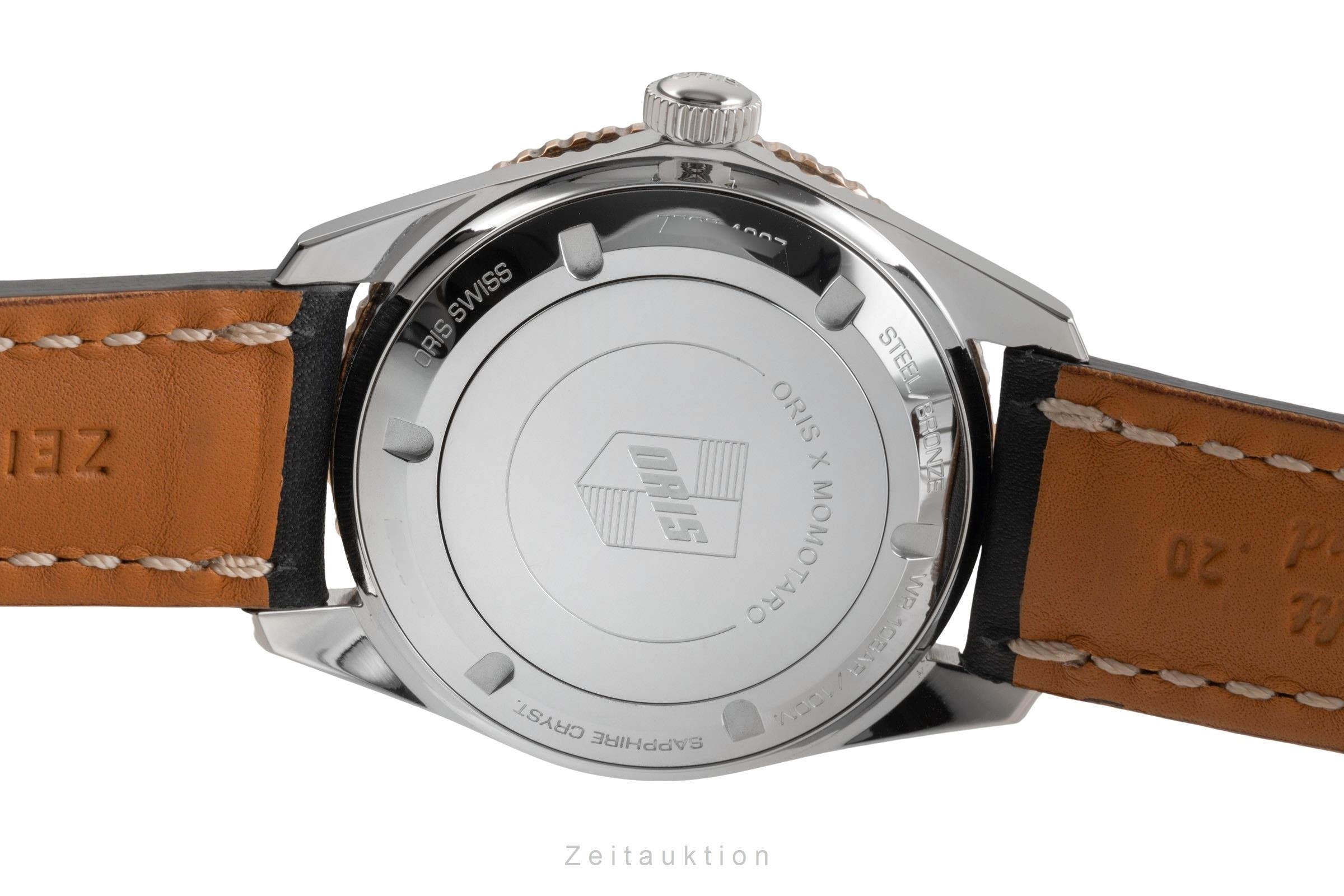 Oris X Momotaro Stahl / Bronze Automatik Herrenuhr Ref. 01 733 7707 4337 B&P [2504460]