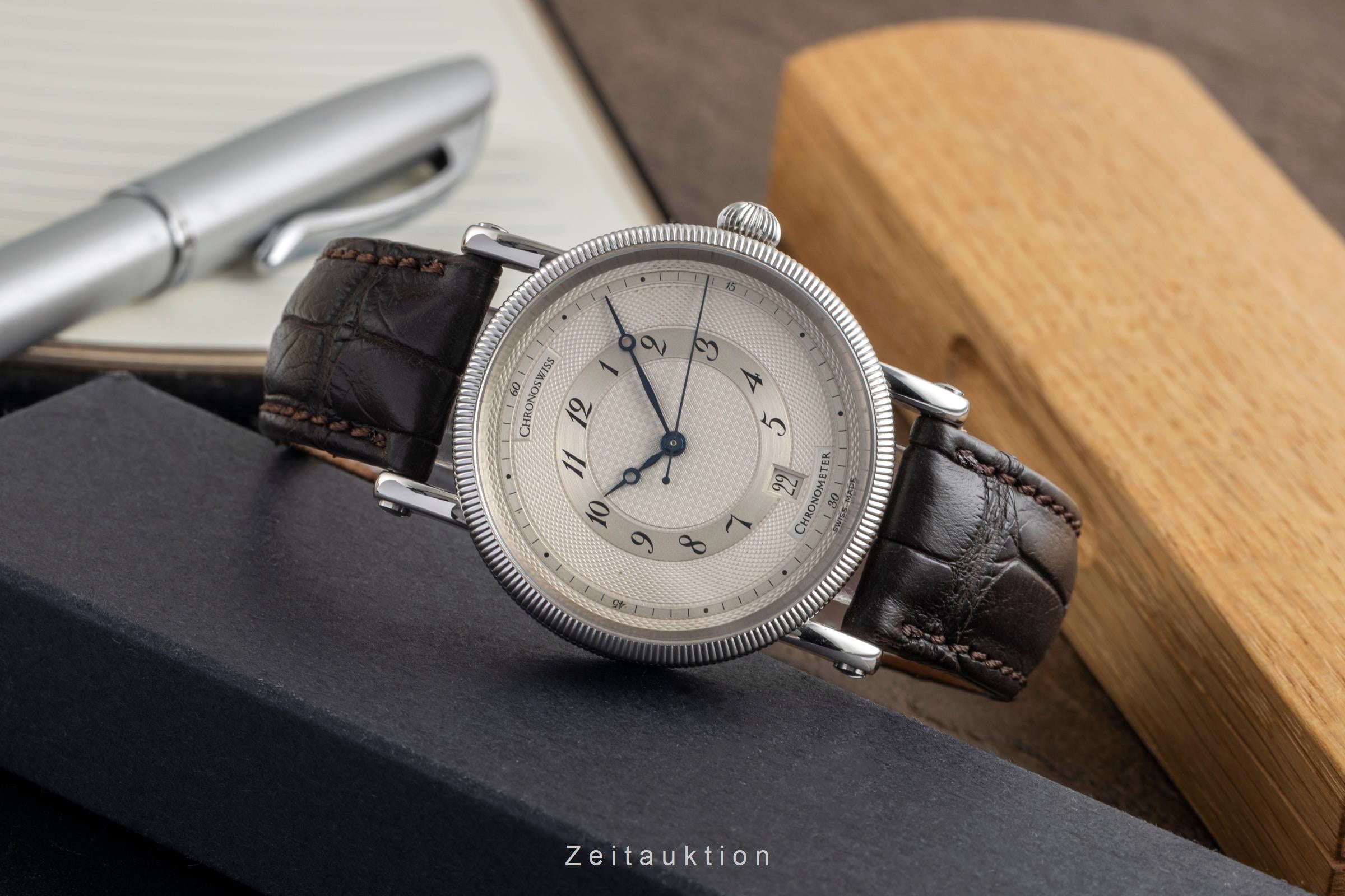 Chronoswiss Kairos acero automático reloj para caballeros CH 2823  [2504464]