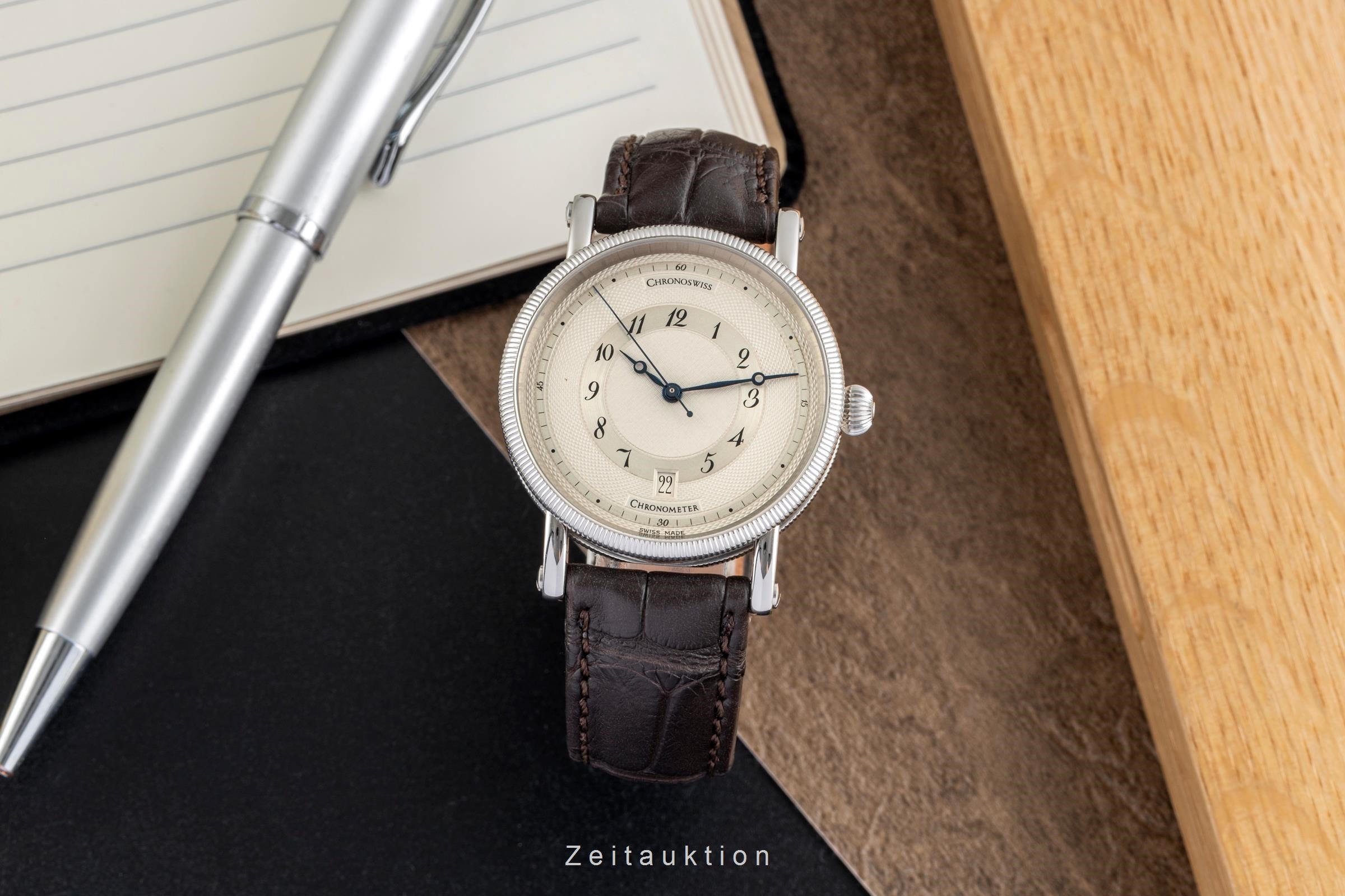 Chronoswiss Kairos acero automático reloj para caballeros CH 2823  [2504464]