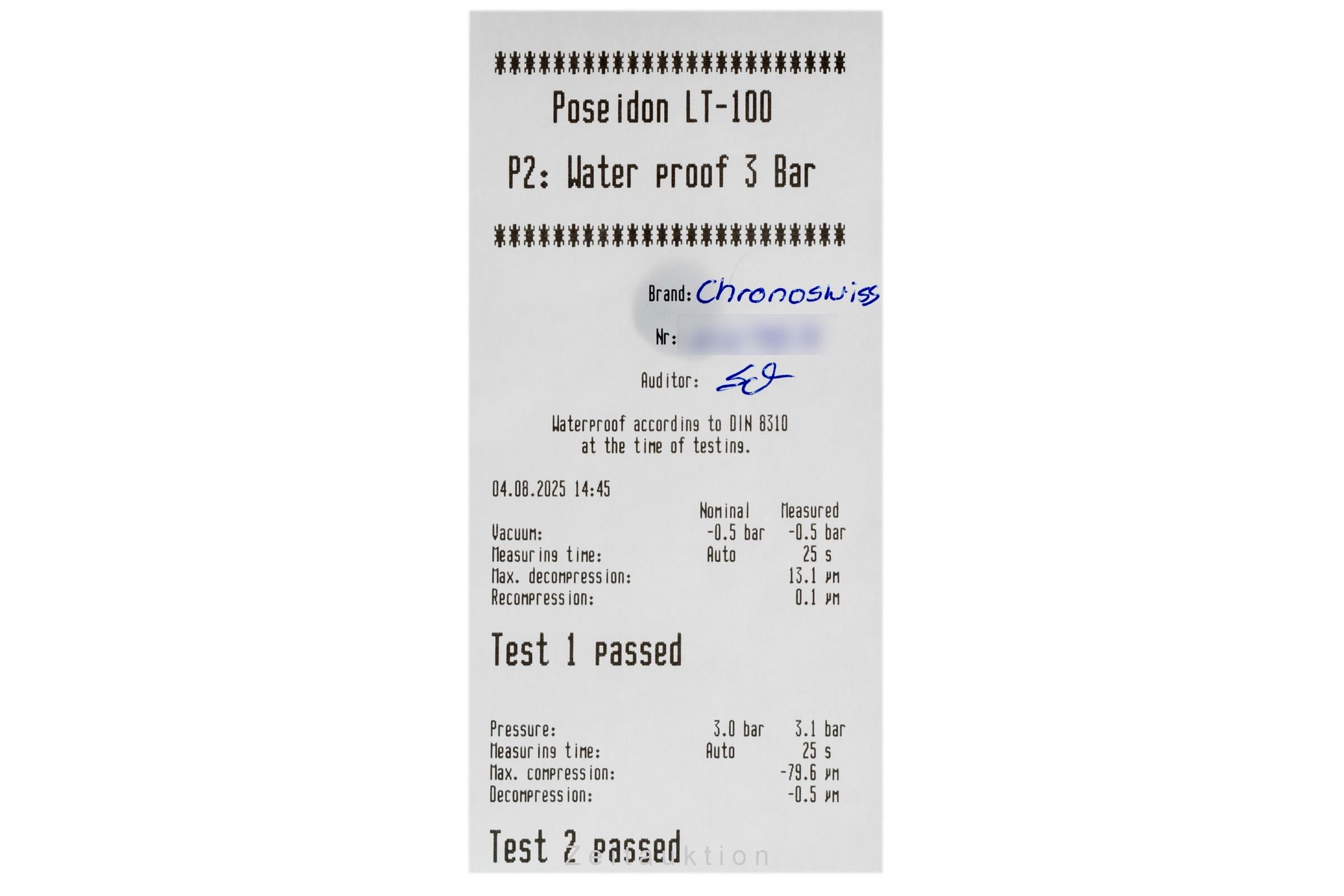 Chronoswiss Kairos acero automático reloj para caballeros CH 2823  [2504464]