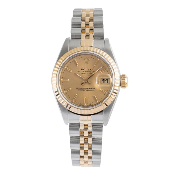 Rolex Lady Datejust acero / oro automático reloj para damas  69173  [2504465]