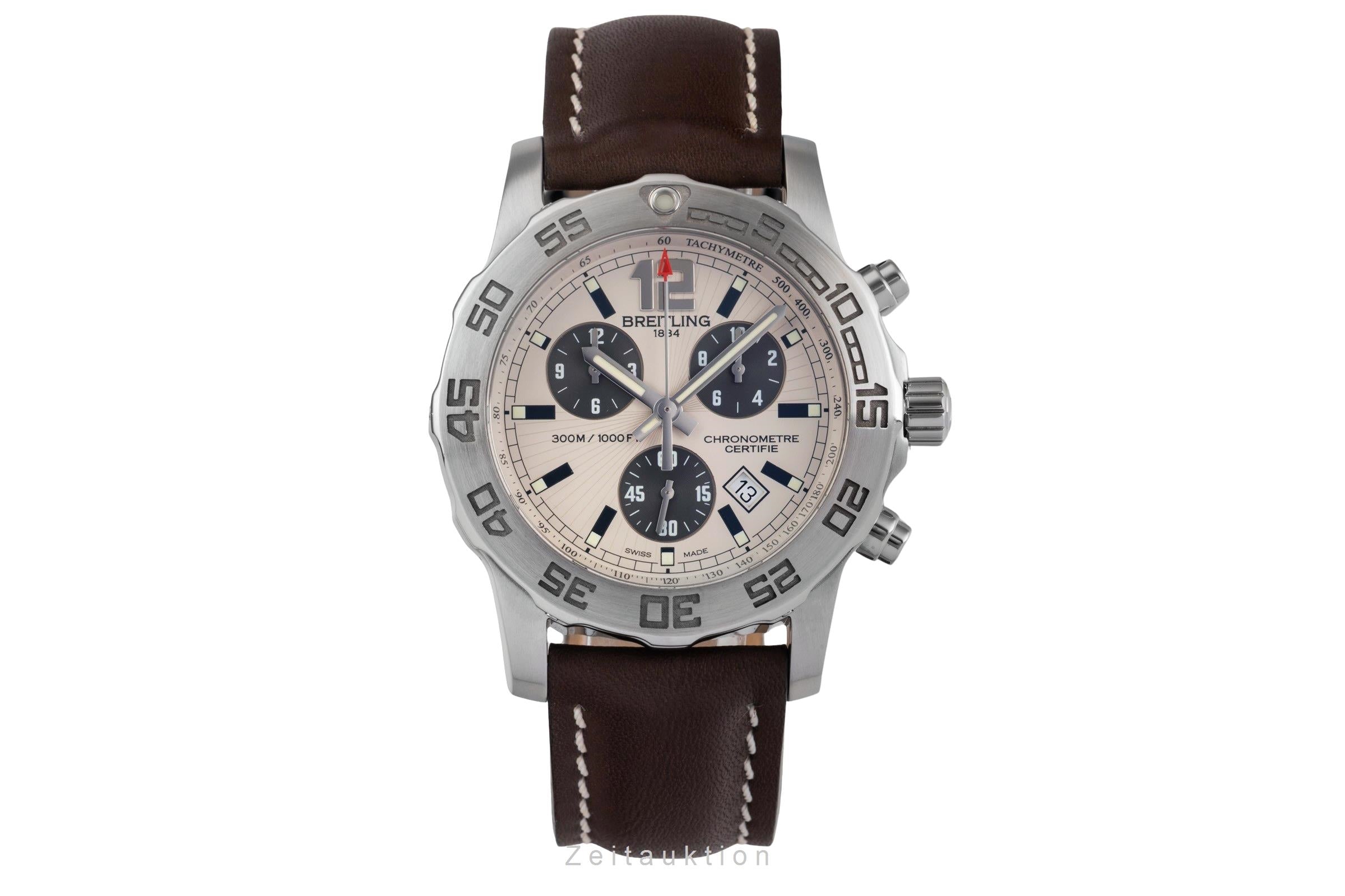 Breitling Colt Chronograph II Edelstahl Quarz Herrenuhr Ref. A7338710/G742 B&P [2504467]