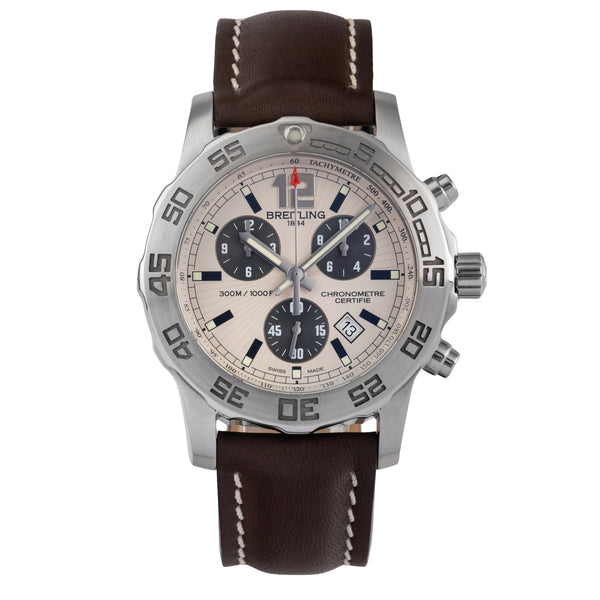 Breitling Colt Chronograph II Edelstahl Quarz Herrenuhr Ref. A7338710/G742 B&P [2504467]