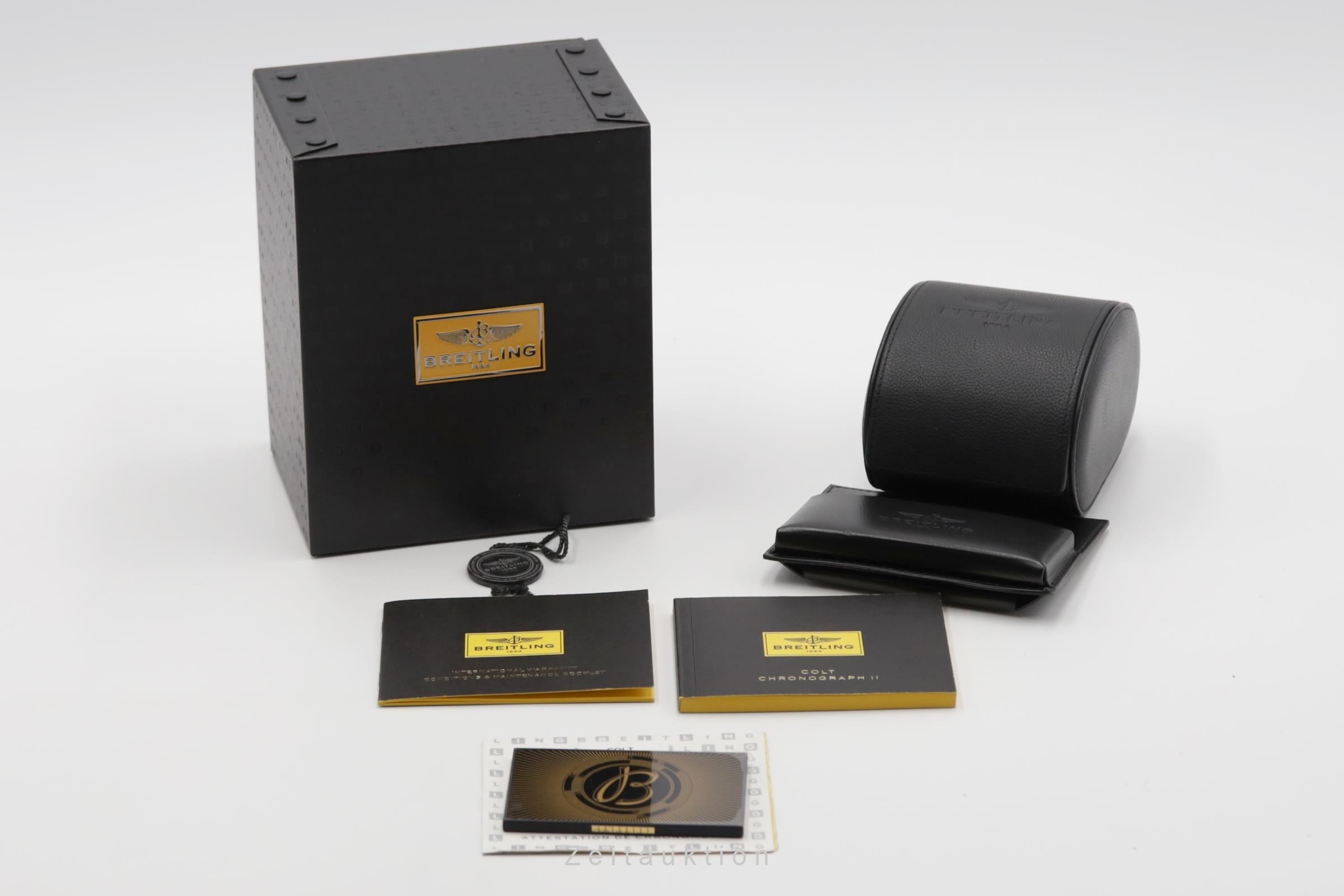 Breitling Colt Chronograph II Edelstahl Quarz Herrenuhr Ref. A7338710/G742 B&P [2504467]