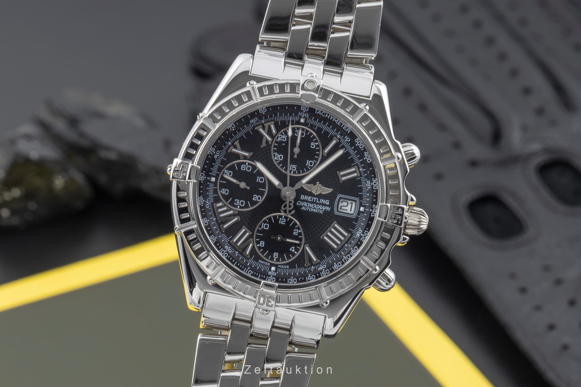 Breitling Crosswind cronógrafo acero automático reloj para caballeros A13055 LP: 8100EUR  [2504469]