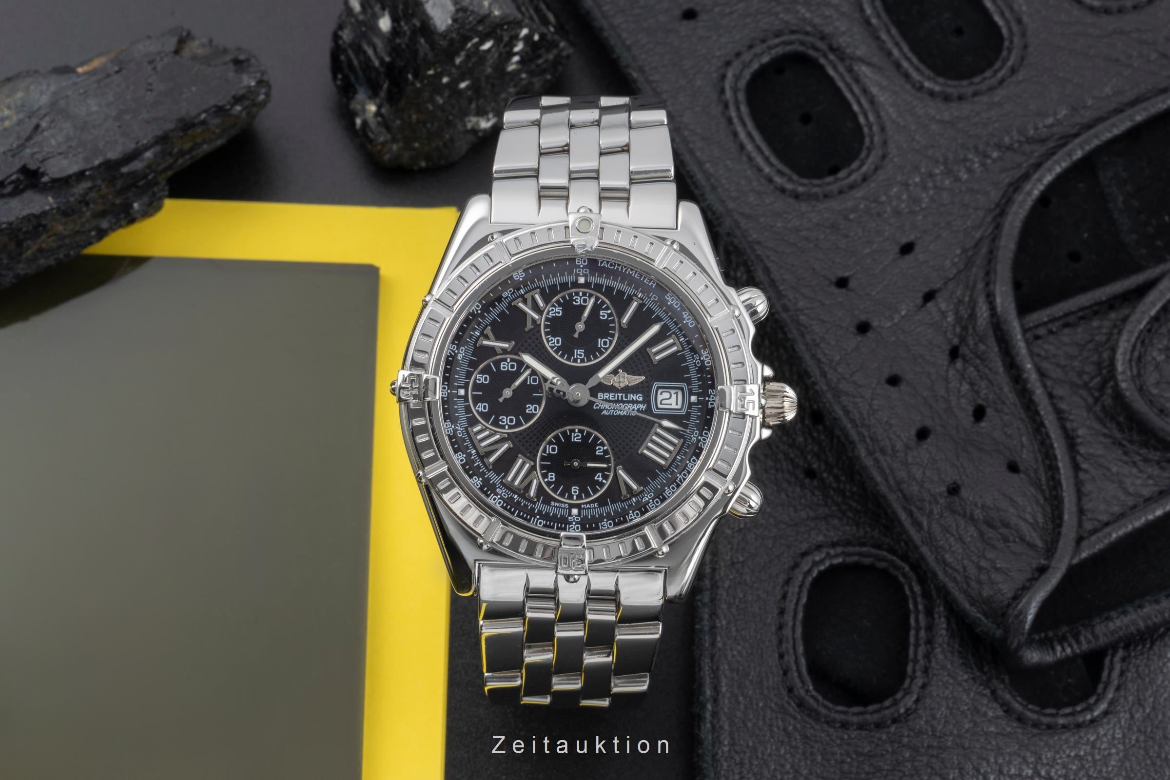 Breitling Crosswind cronógrafo acero automático reloj para caballeros A13055 LP: 8100EUR  [2504469]