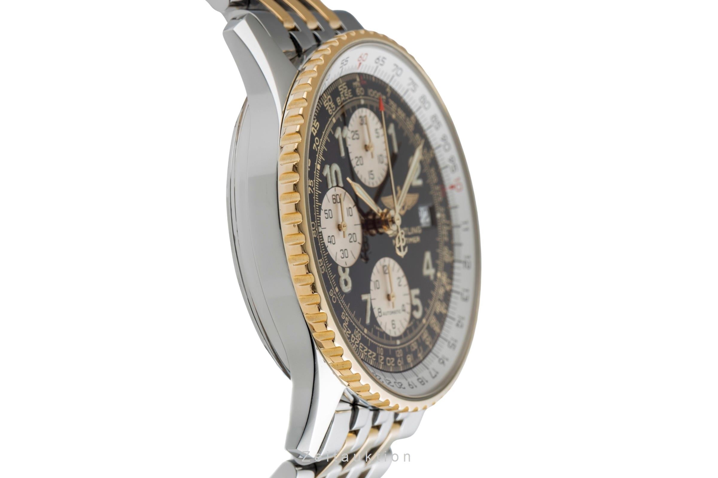 Breitling Old Navitimer chronograph steel / gold automatic men's watch D13022  [2504470]