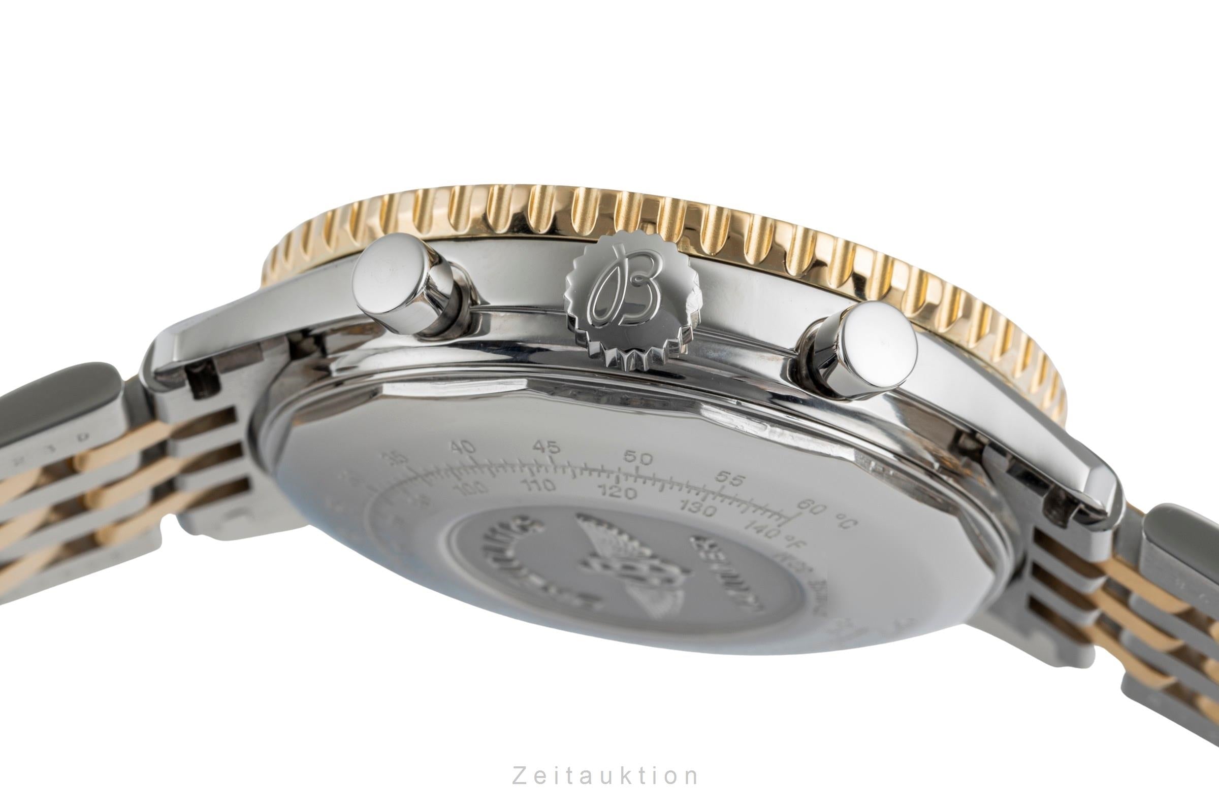 Breitling Old Navitimer chronograph steel / gold automatic men's watch D13022  [2504470]