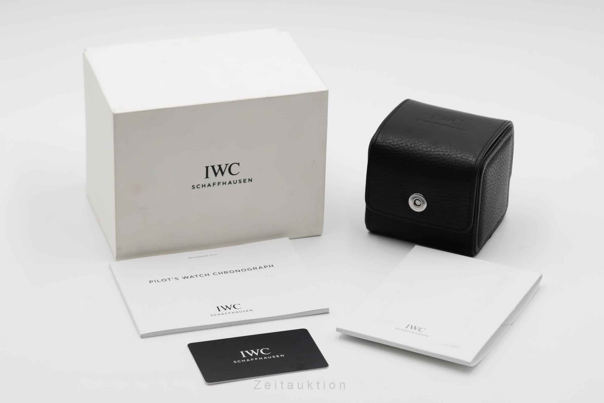 IWC Pilot cronografo acciaio automatismo orologio da uomo IW377714 LP: 7800EUR  [2504471]