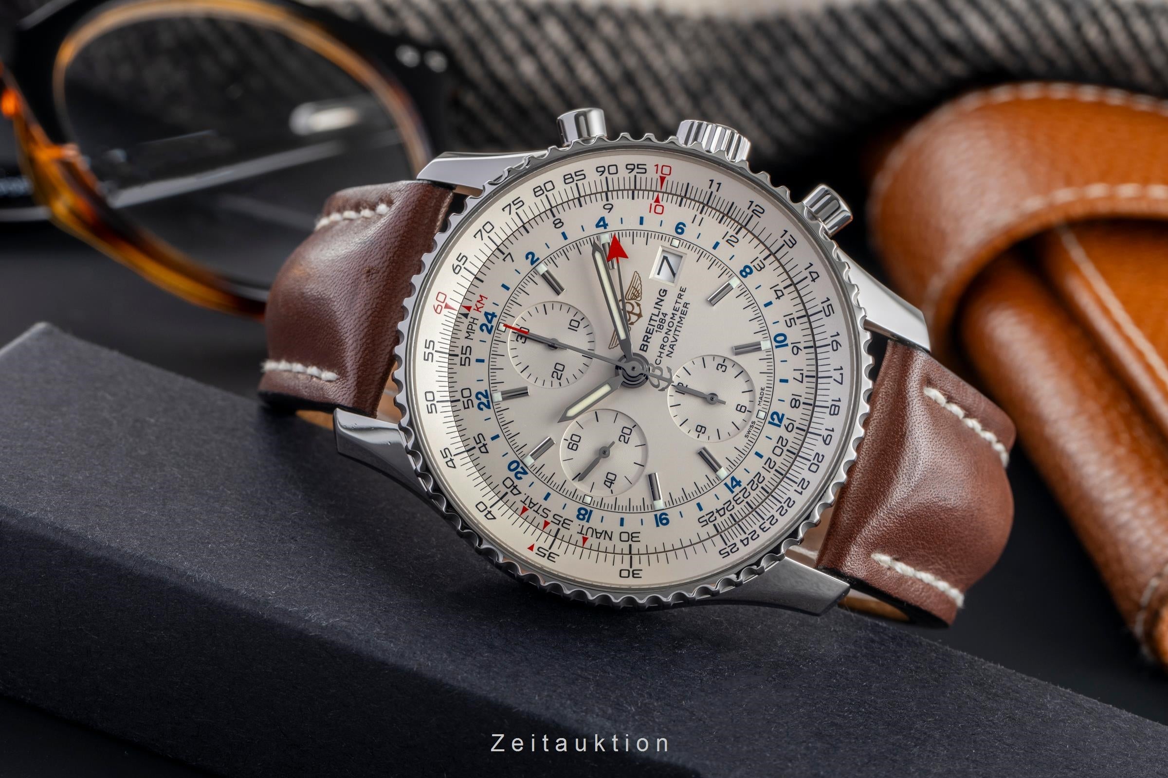 Breitling Navitimer chronograph steel automatic Kal. B24 Ref