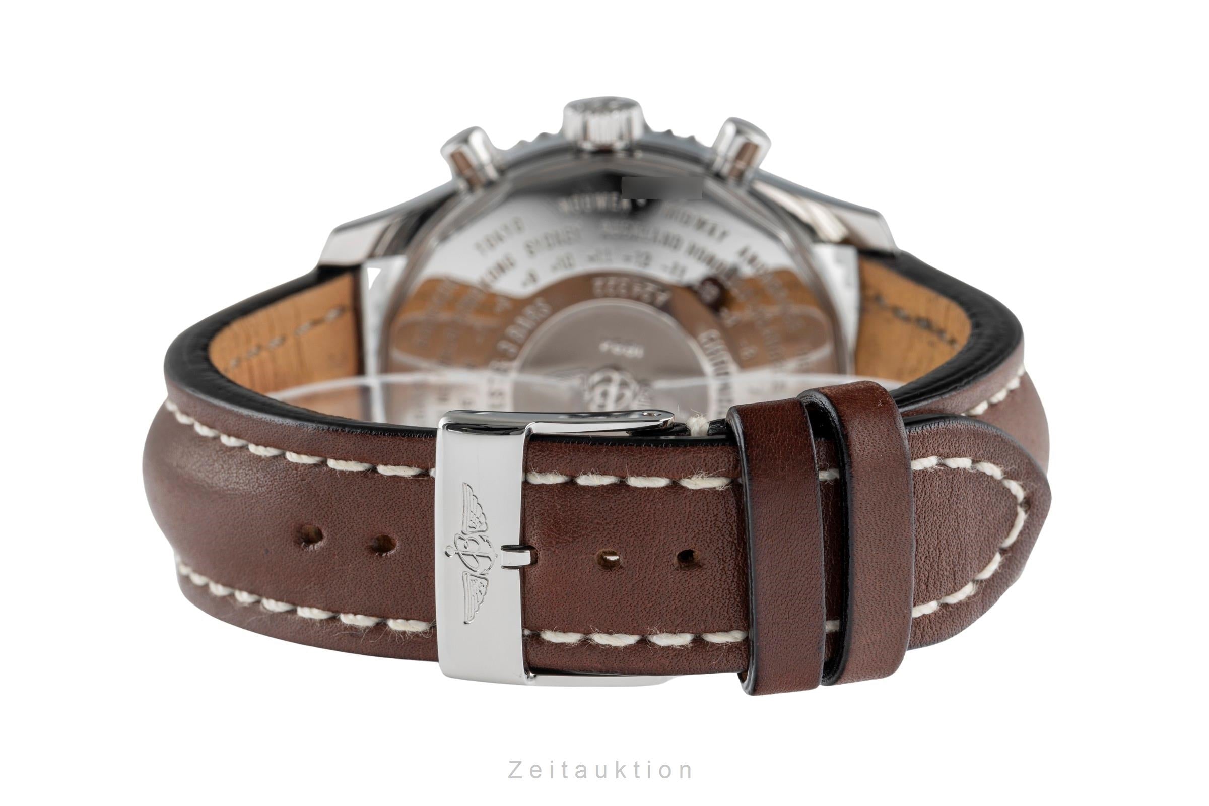 Breitling Navitimer World GMT Chronograph Automatik Ref. A24322 Box & Papiere  [2504472]