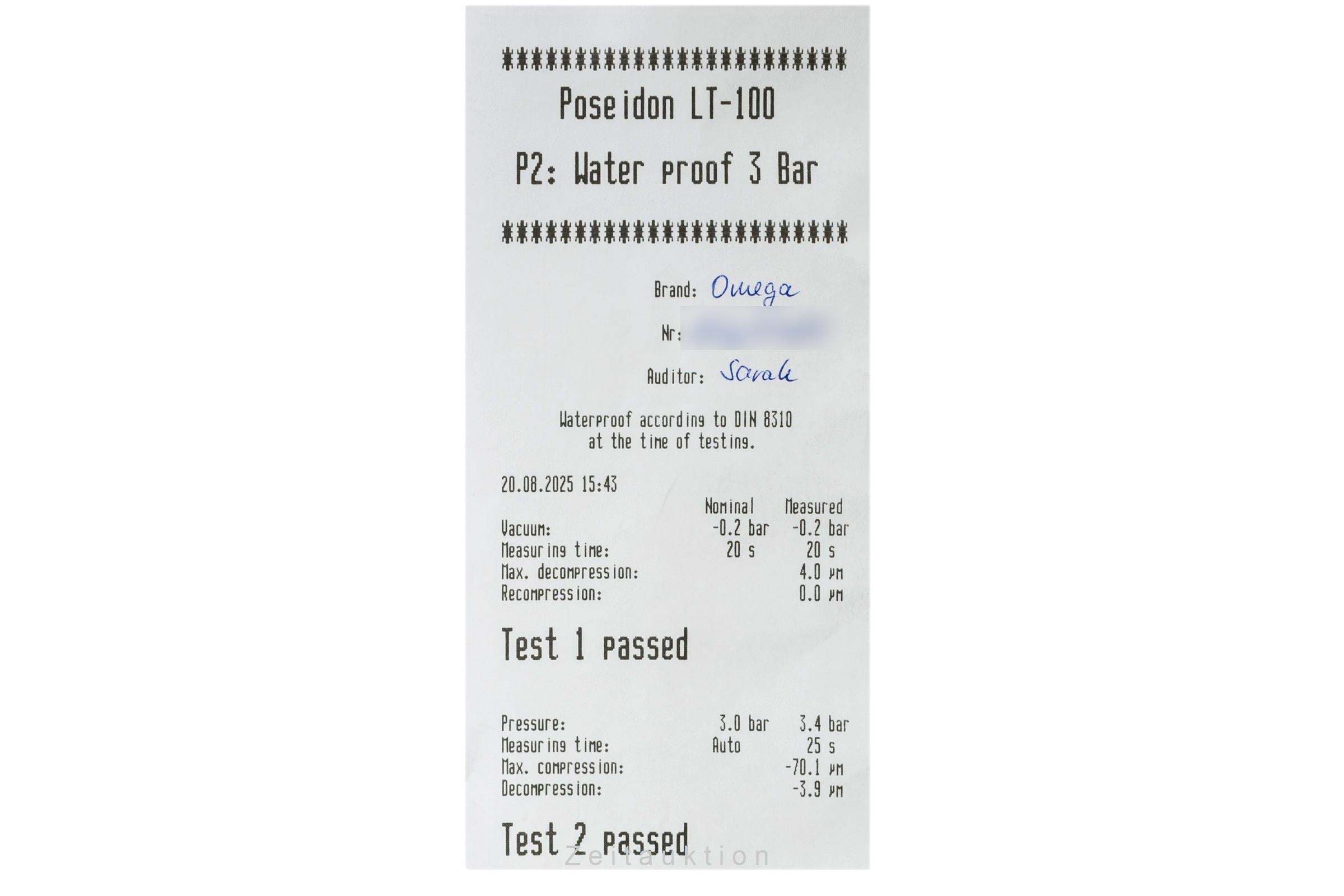 Omega De Ville acero automático reloj para caballeros 424.10.40.20.03.001 LP: 4100EUR  [2504473]