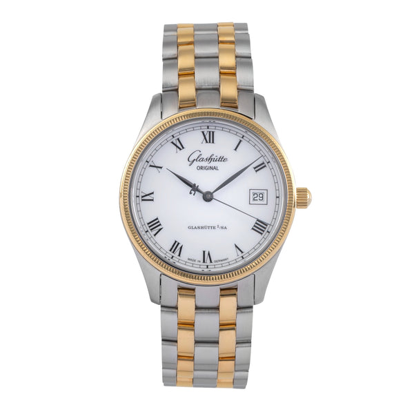 Glashütte Senator acier / or  automatique montre pour hommes 10-33-05-18-04  [2504474]