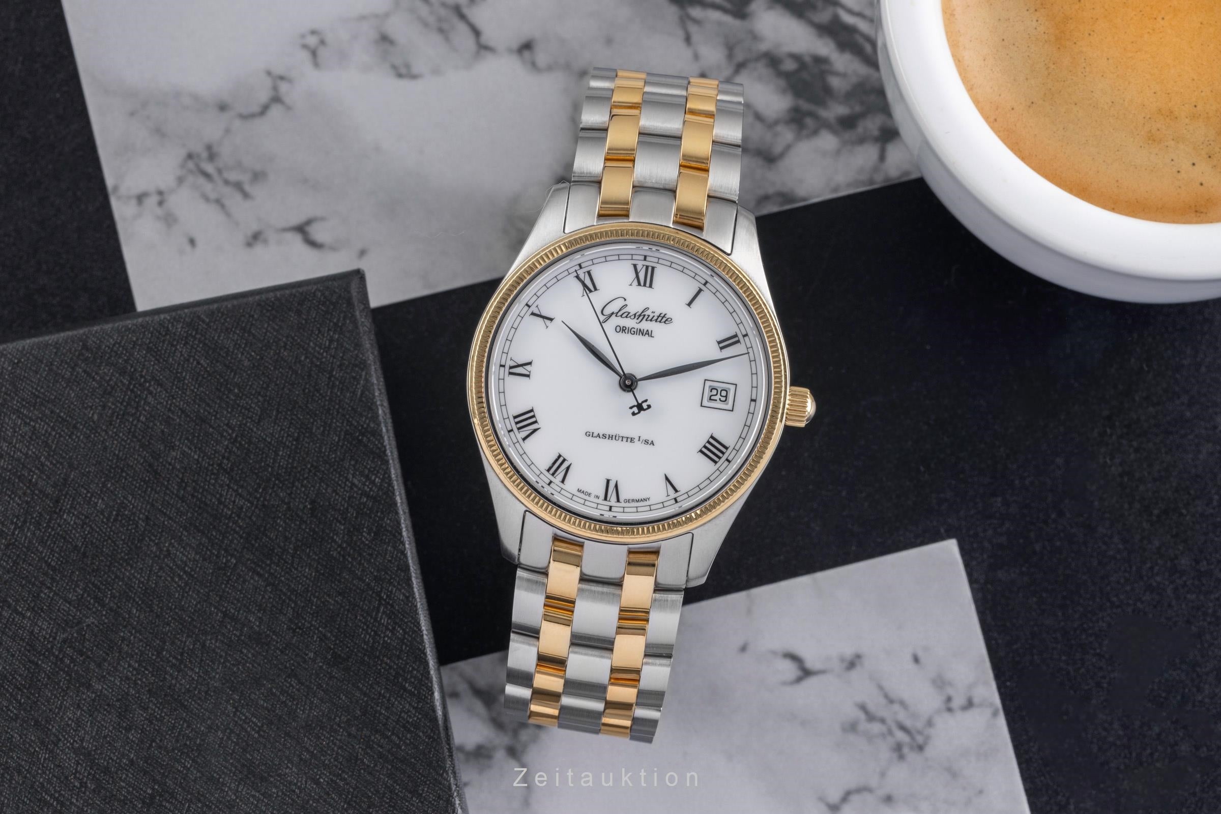 Glashütte Senator acier / or  automatique montre pour hommes 10-33-05-18-04  [2504474]