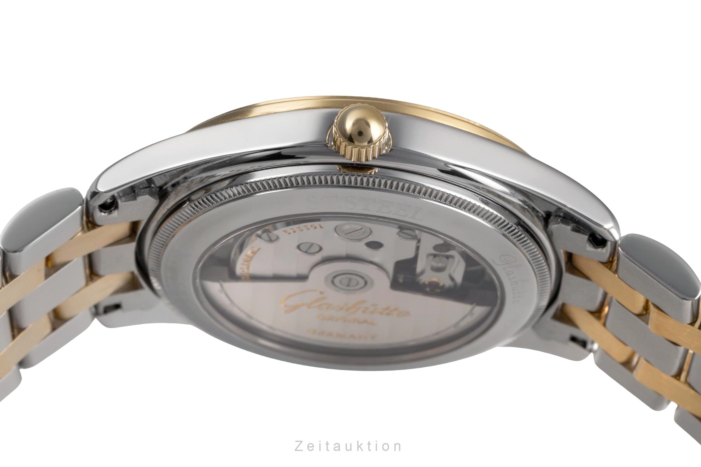 Glashütte Senator acier / or  automatique montre pour hommes 10-33-05-18-04  [2504474]