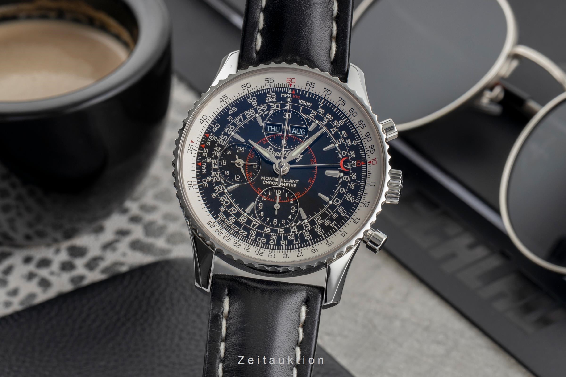 Breitling Montbrillant Datora chronograph steel automatic Kal. B21