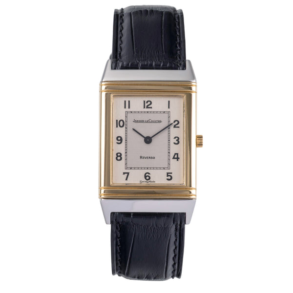 Jaeger LeCoultre Reverso acier / or  quartz montre pour femmes 140.105.5  [2504479]