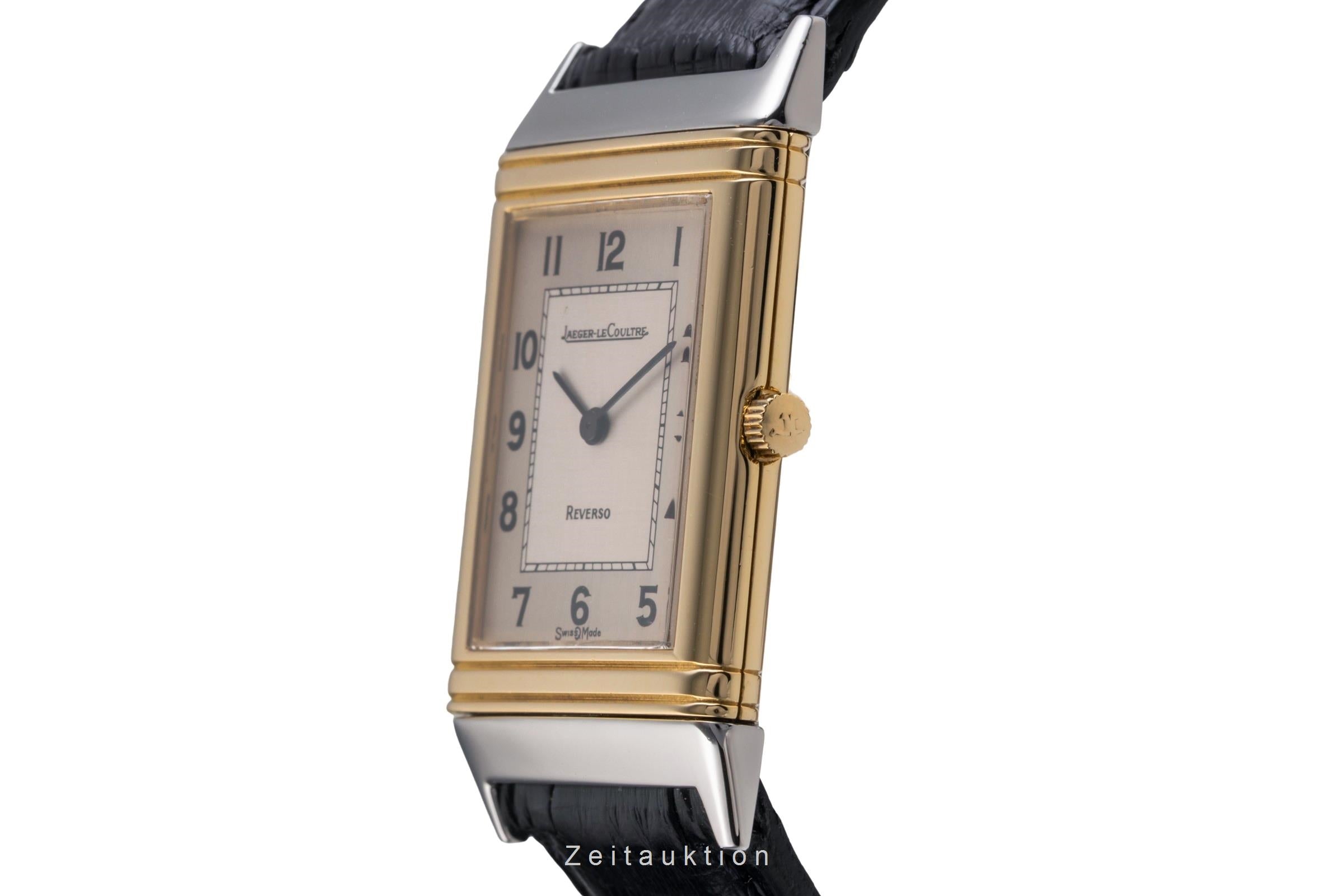 Jaeger LeCoultre Reverso acier / or  quartz montre pour femmes 140.105.5  [2504479]
